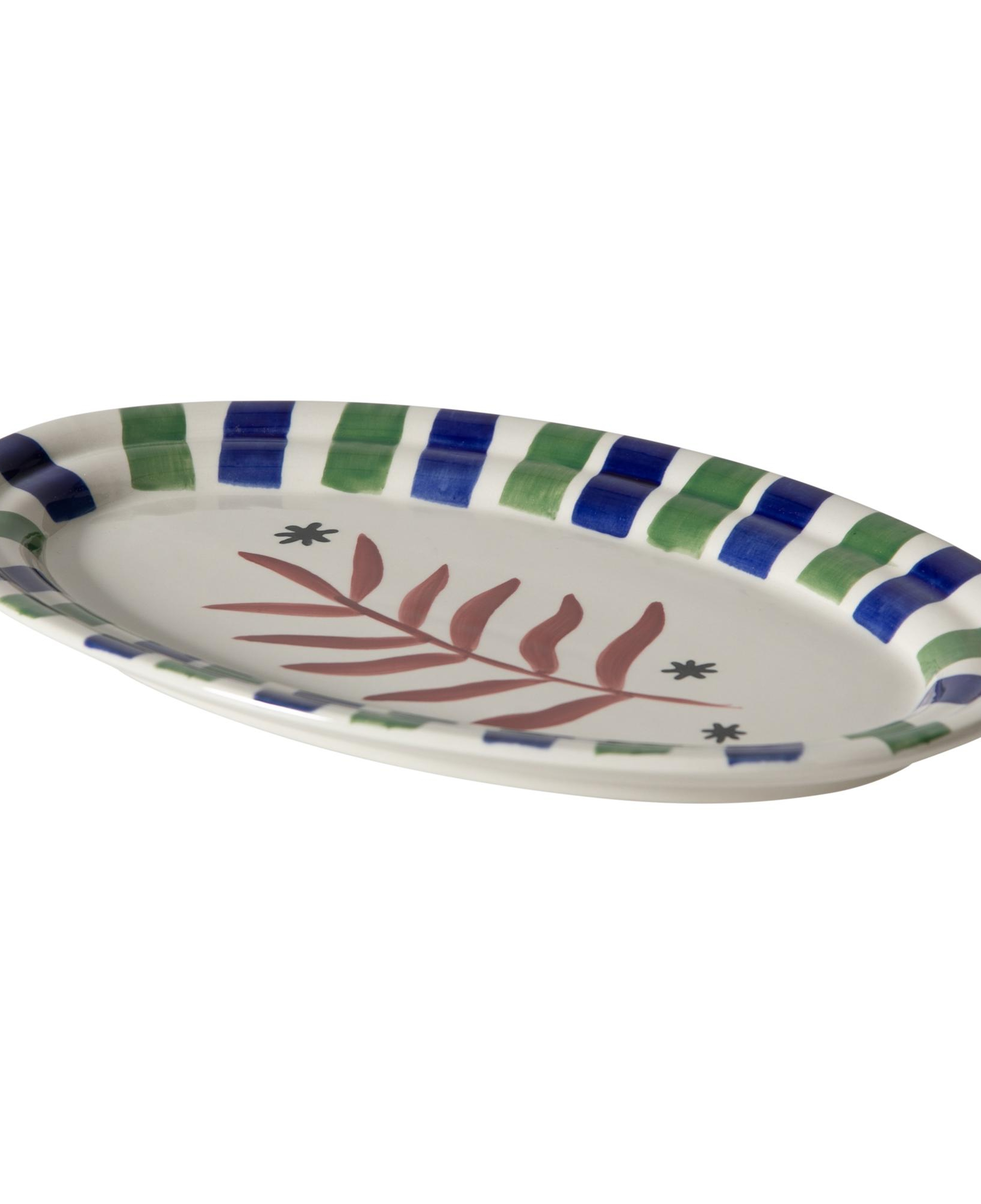 LISMORE KAYIK TABAK LACİVERT 34 CM