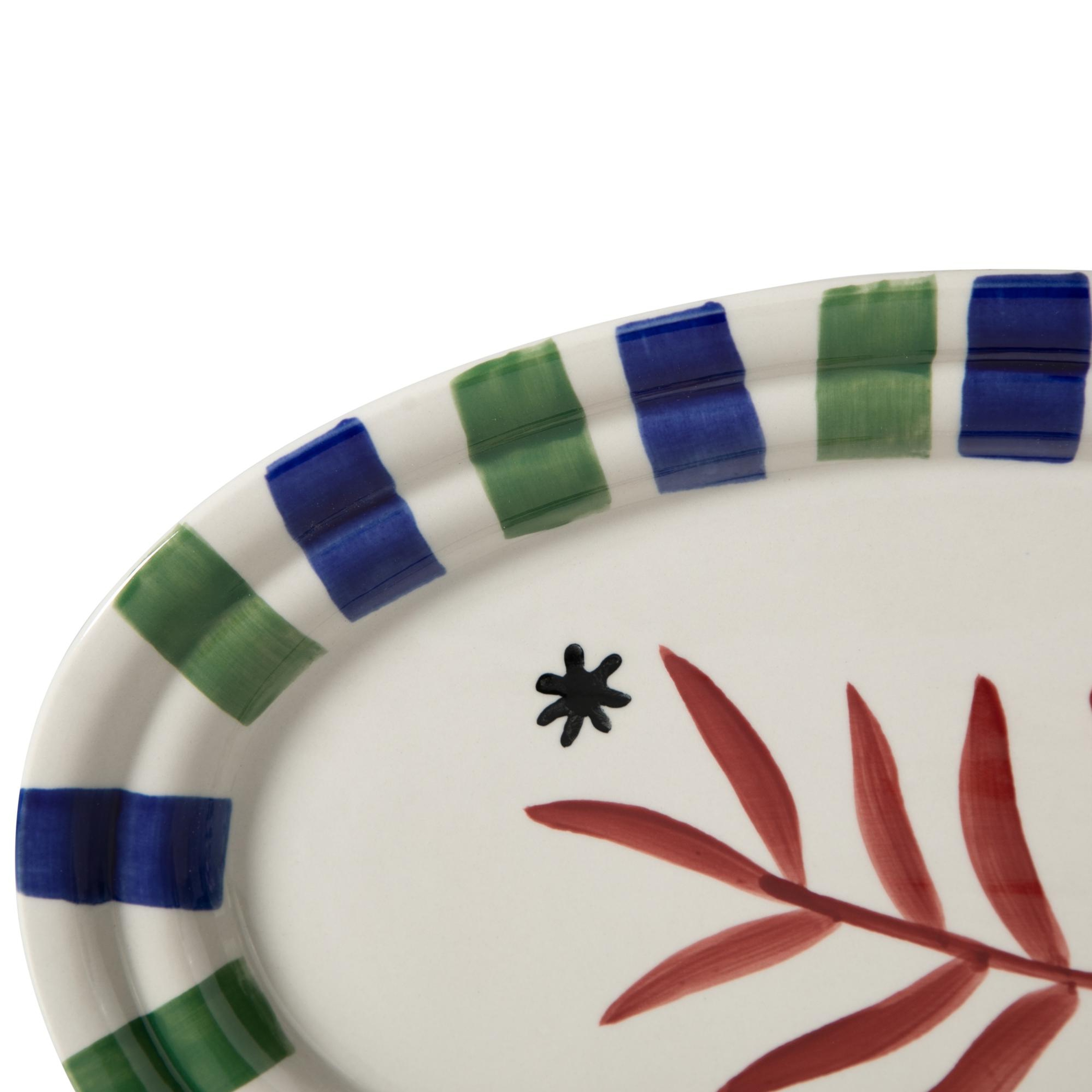 LISMORE KAYIK TABAK LACİVERT 34 CM