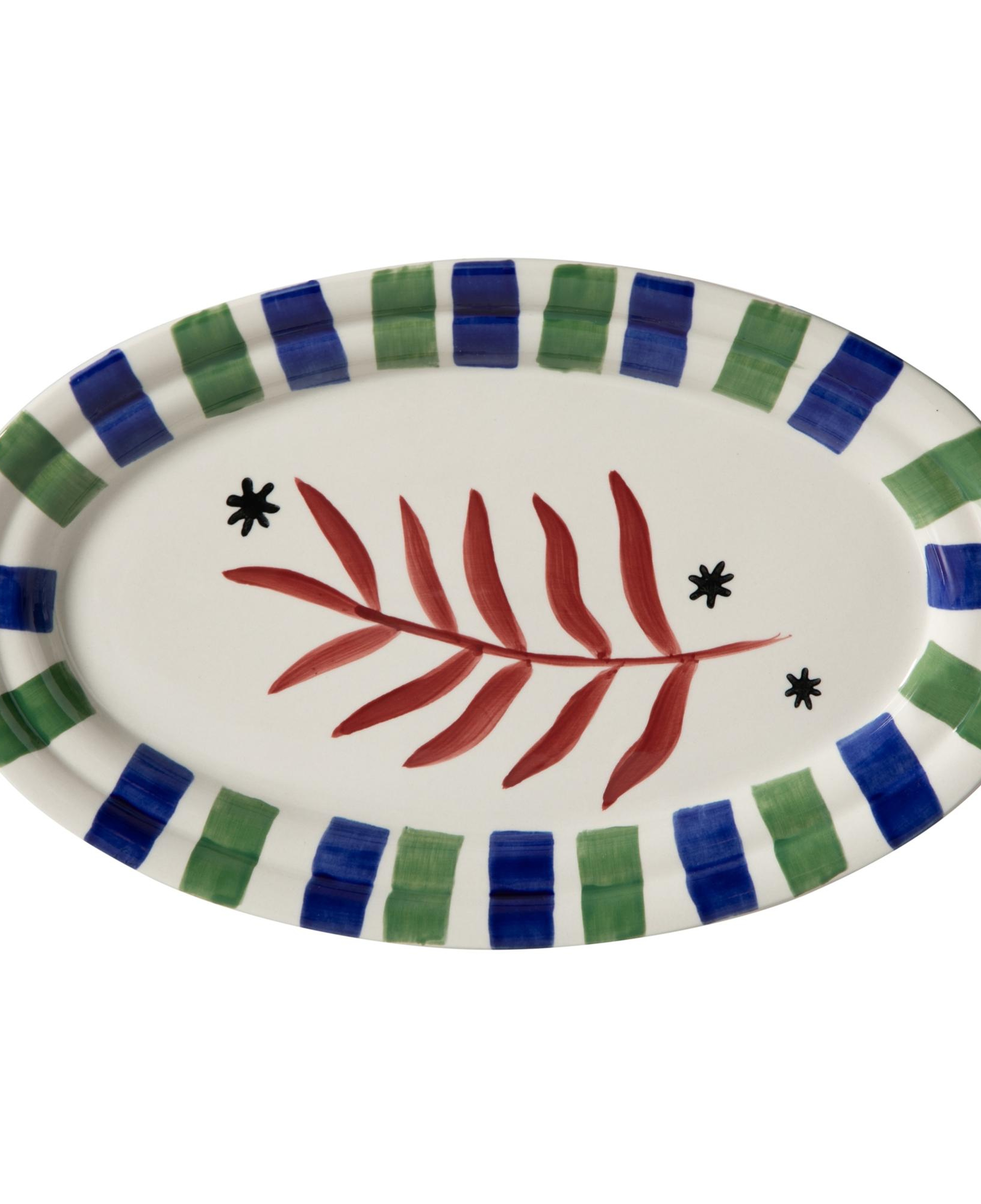 LISMORE KAYIK TABAK LACİVERT 34 CM