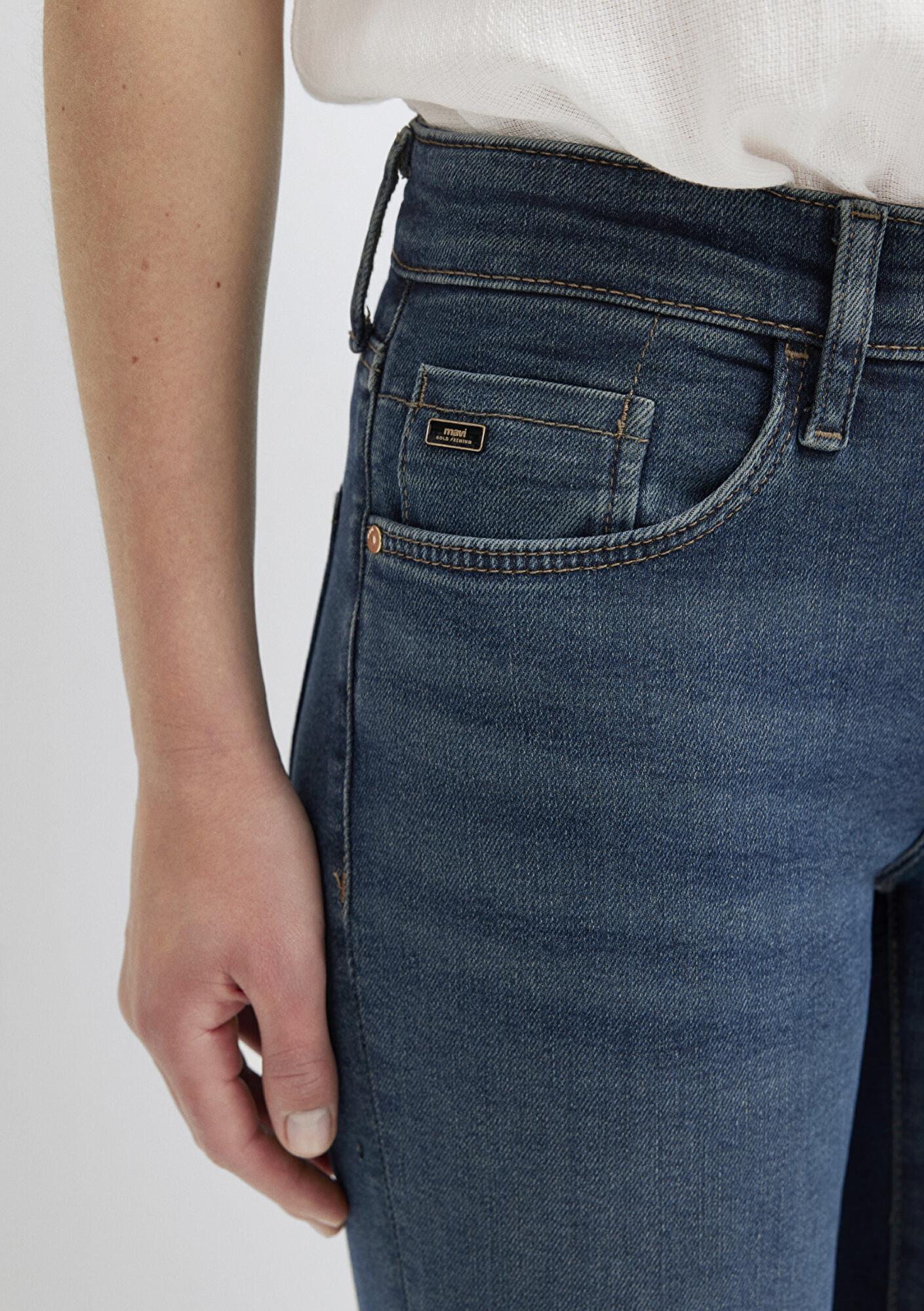 Mavi Mona Gold Premium Gölgeli Koyu Mavi Jean Pantolon 1049790530