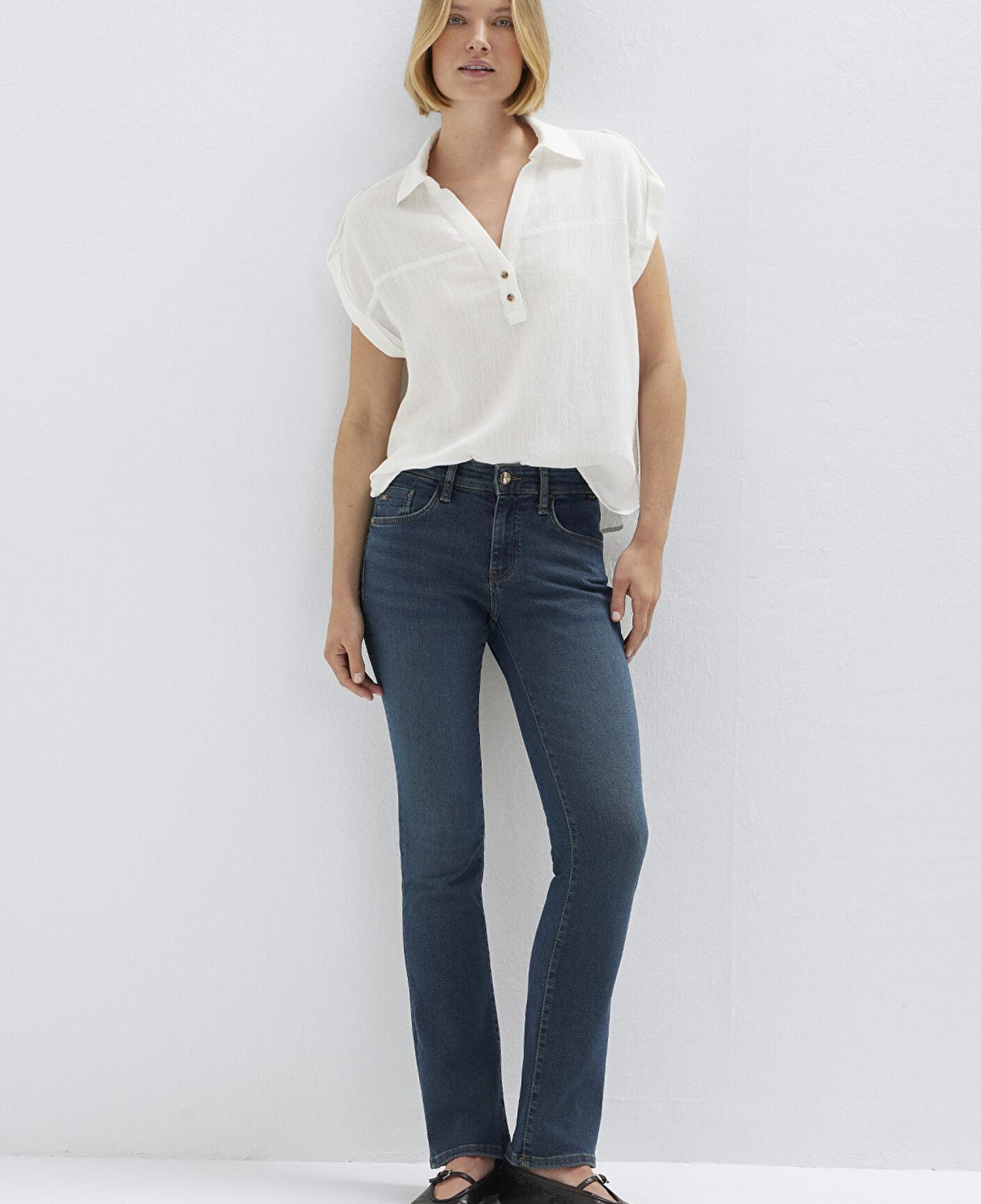 Mavi Mona Gold Premium Gölgeli Koyu Mavi Jean Pantolon 1049790530