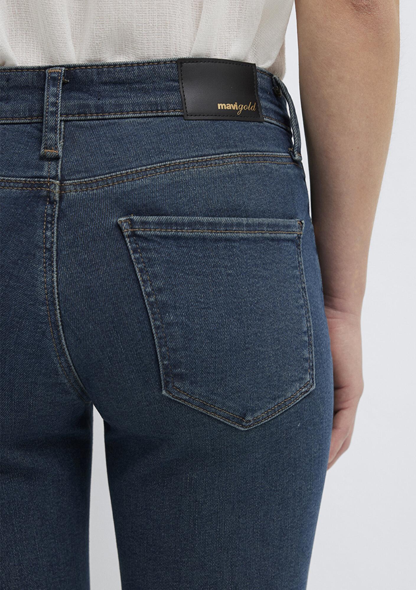 Mavi Mona Gold Premium Gölgeli Koyu Mavi Jean Pantolon 1049790530