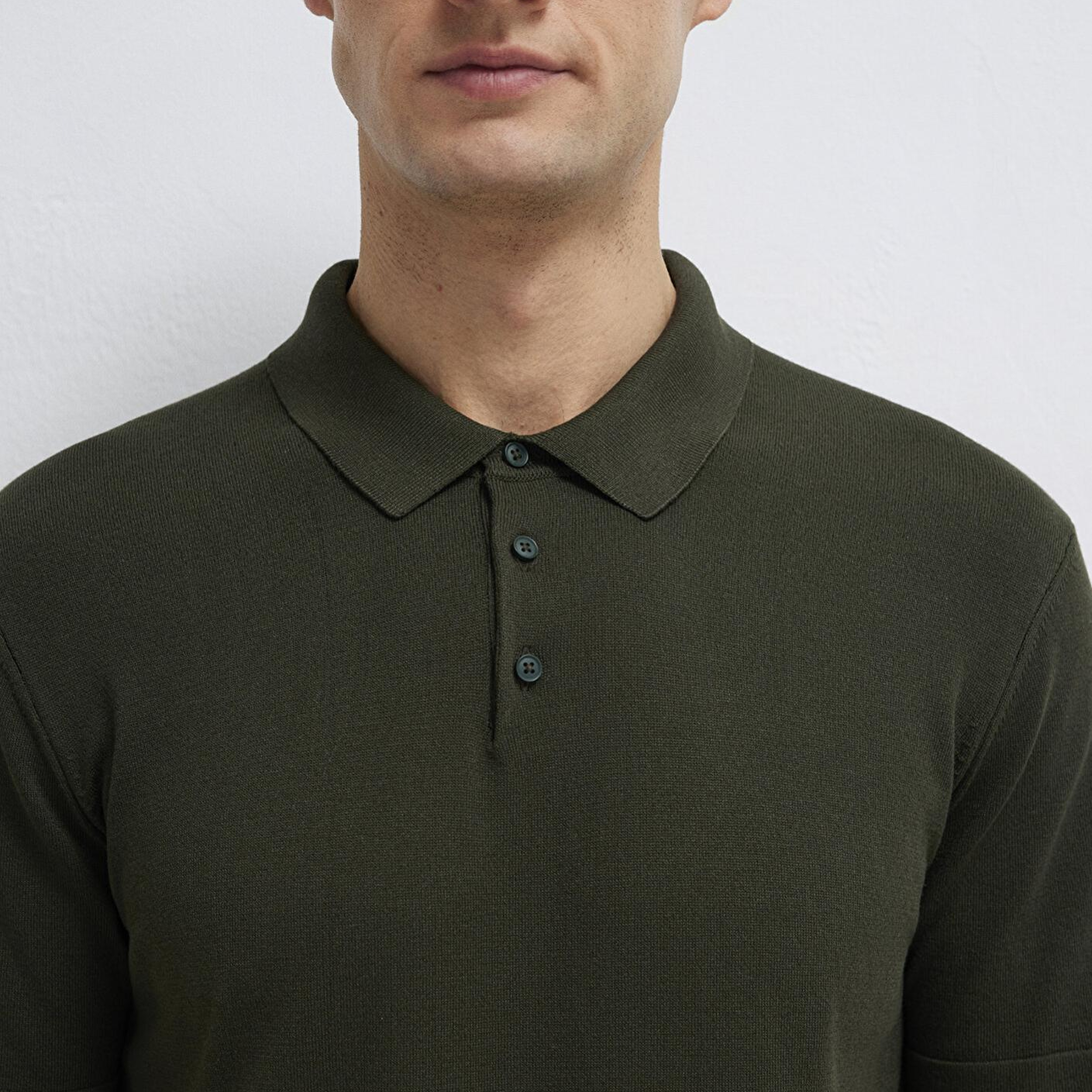 Mavi Yeşil Triko Polo 0710249-85370