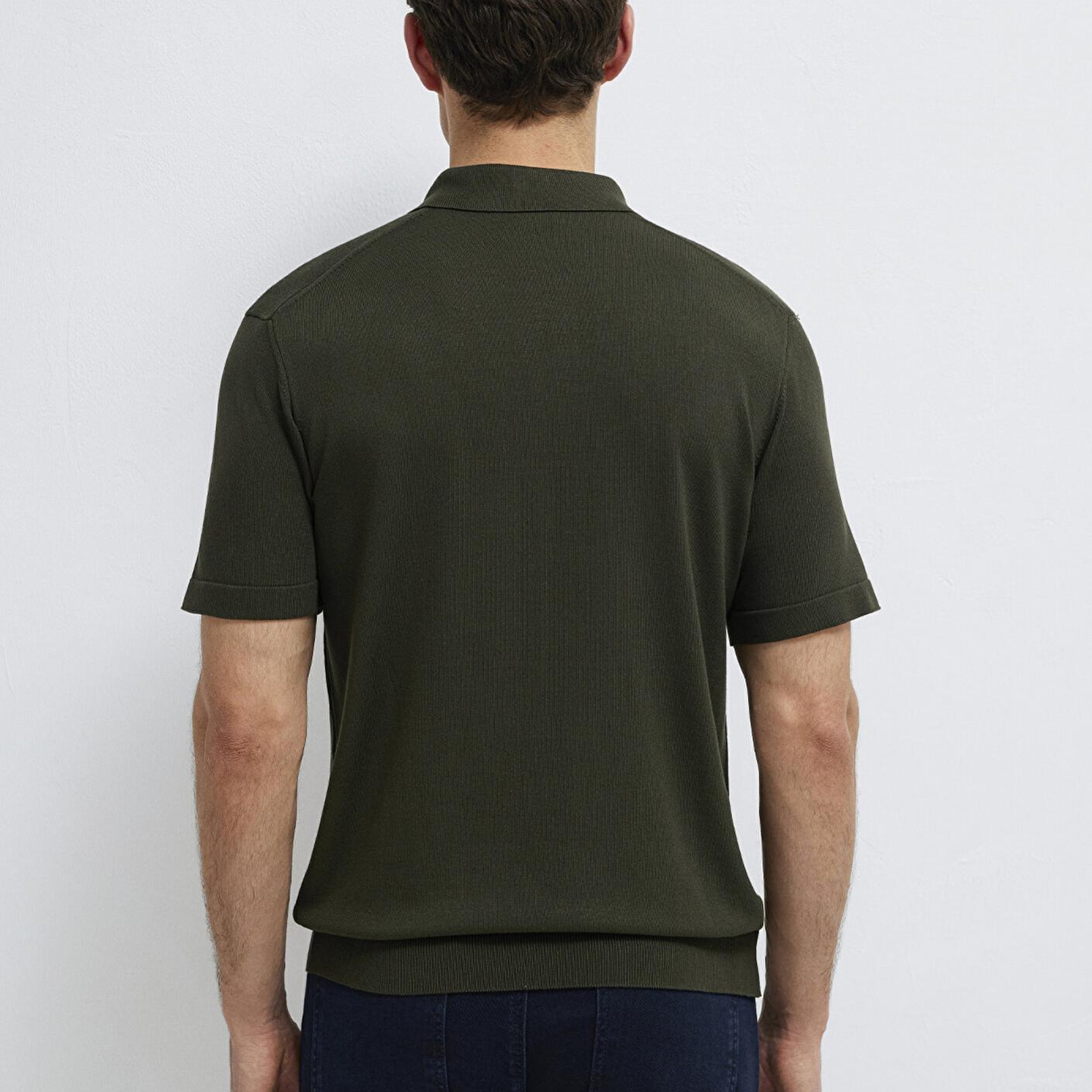 Mavi Yeşil Triko Polo 0710249-85370