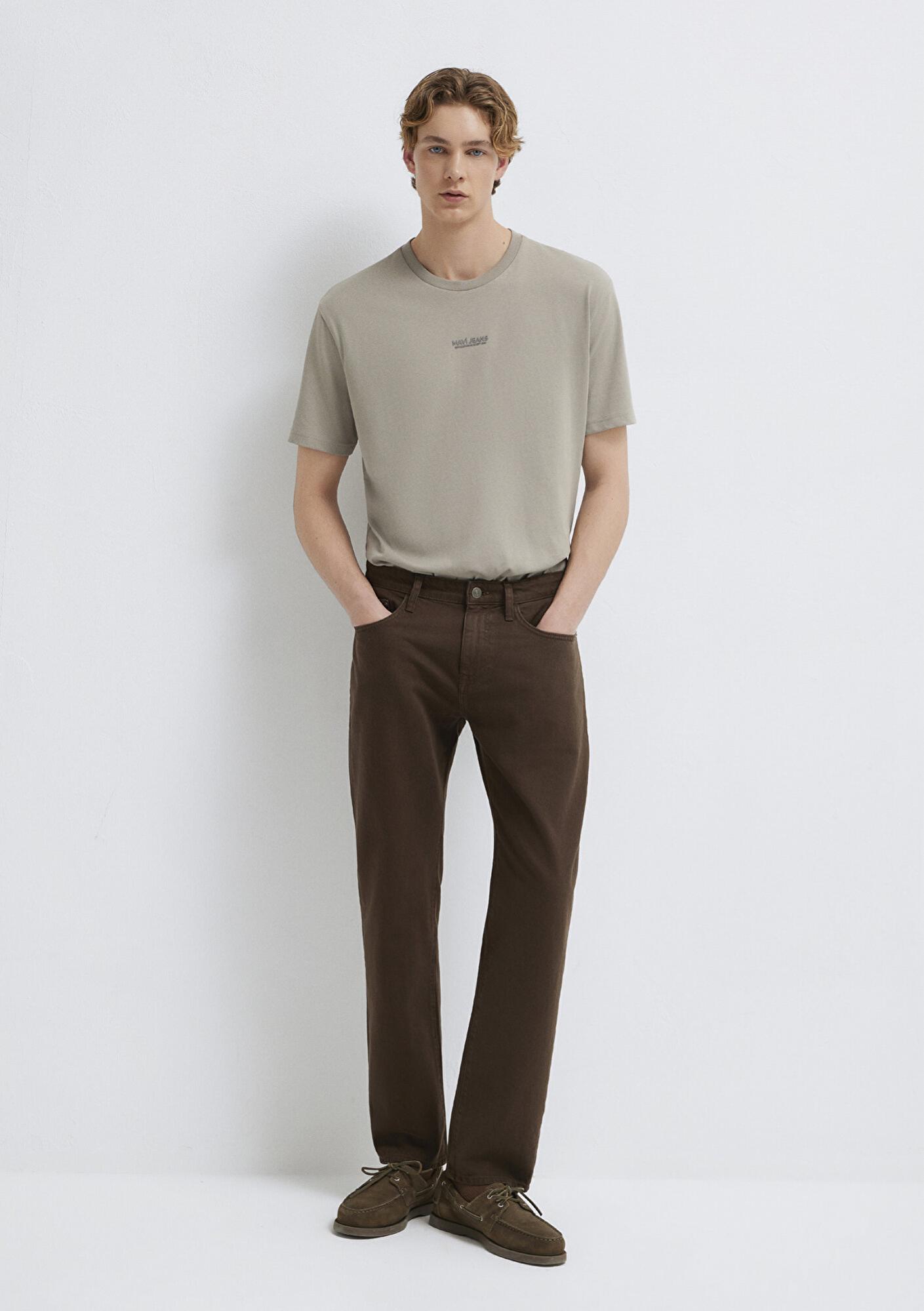 Mavi Lisbon Kahverengi Gabardin Pantolon 0010039-A2797