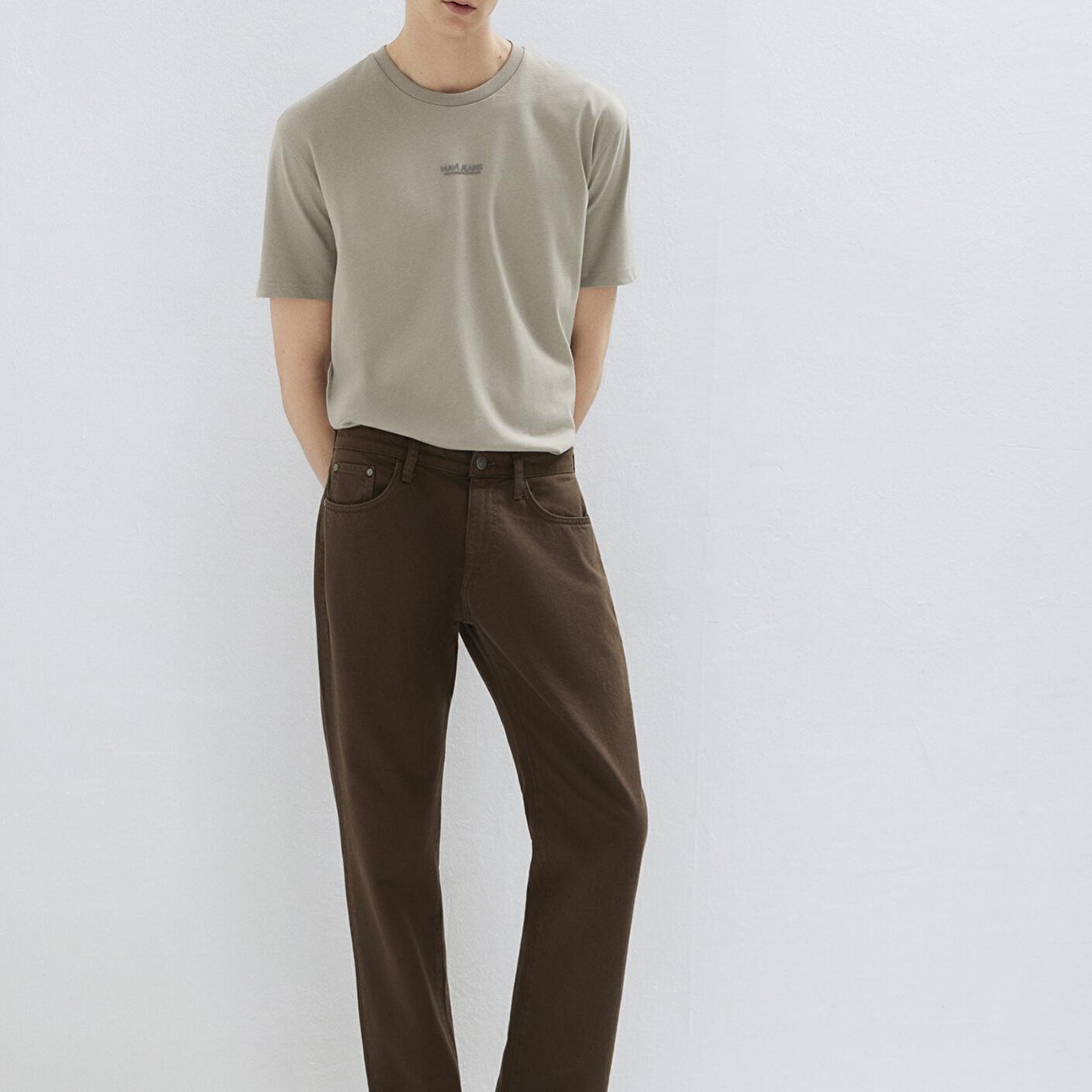 Mavi Lisbon Kahverengi Gabardin Pantolon 0010039-A2797