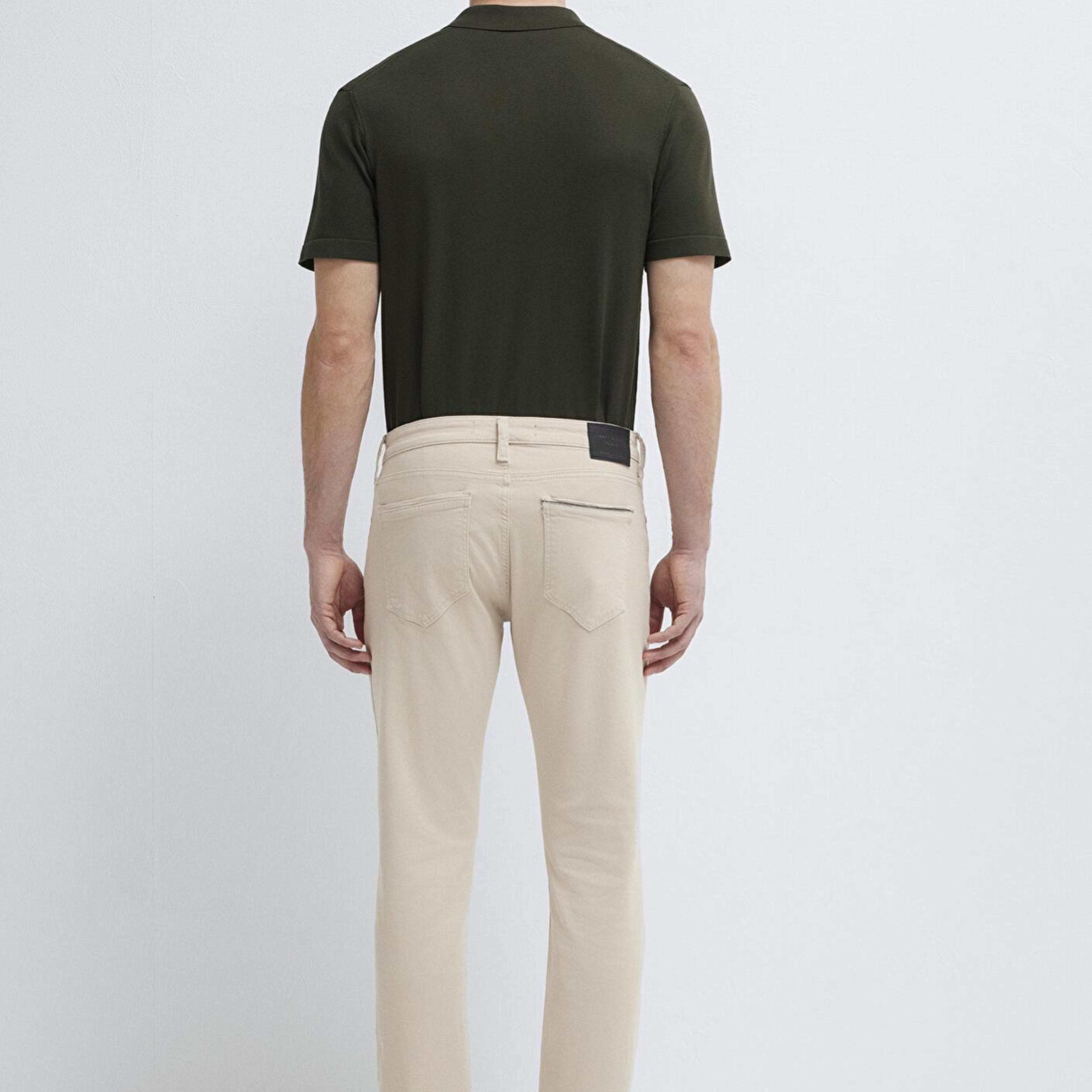 Mavi Marcus Mavi Black Bej Gabardin Pantolon 00351A2795