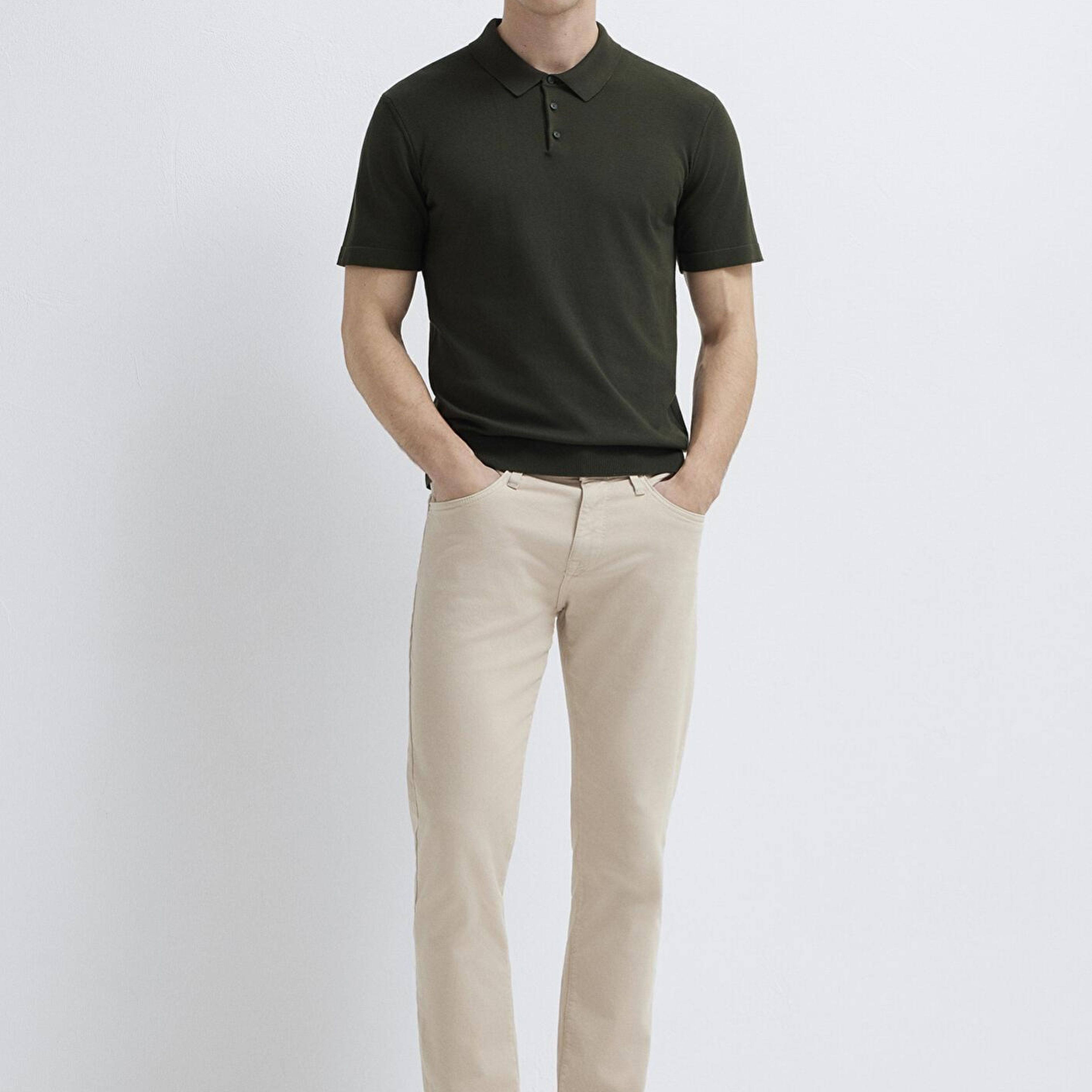 Mavi Marcus Mavi Black Bej Gabardin Pantolon 00351A2795