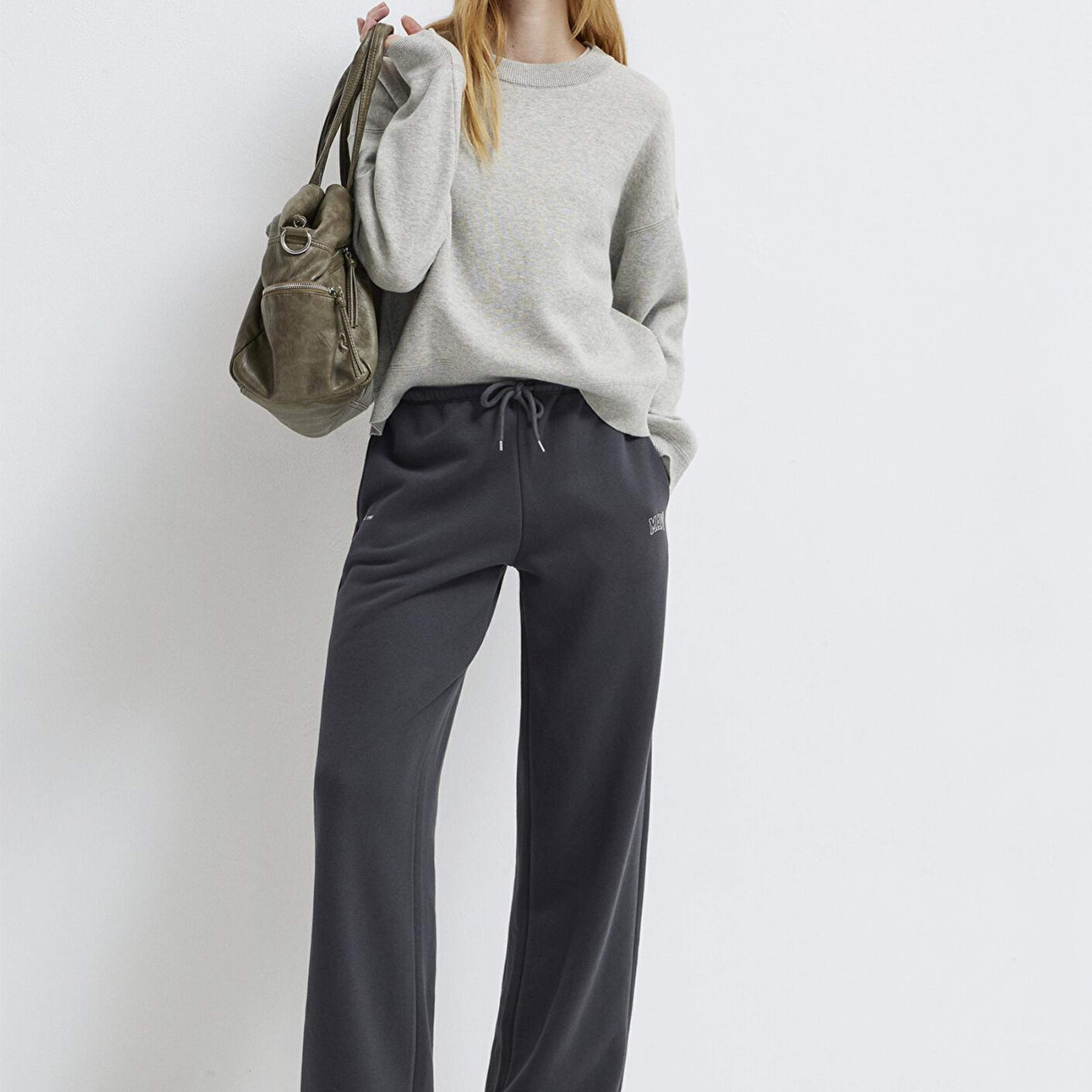 Mavi Mavi Logo Baskılı Antrasit Eşofman Altı 1011124-70087