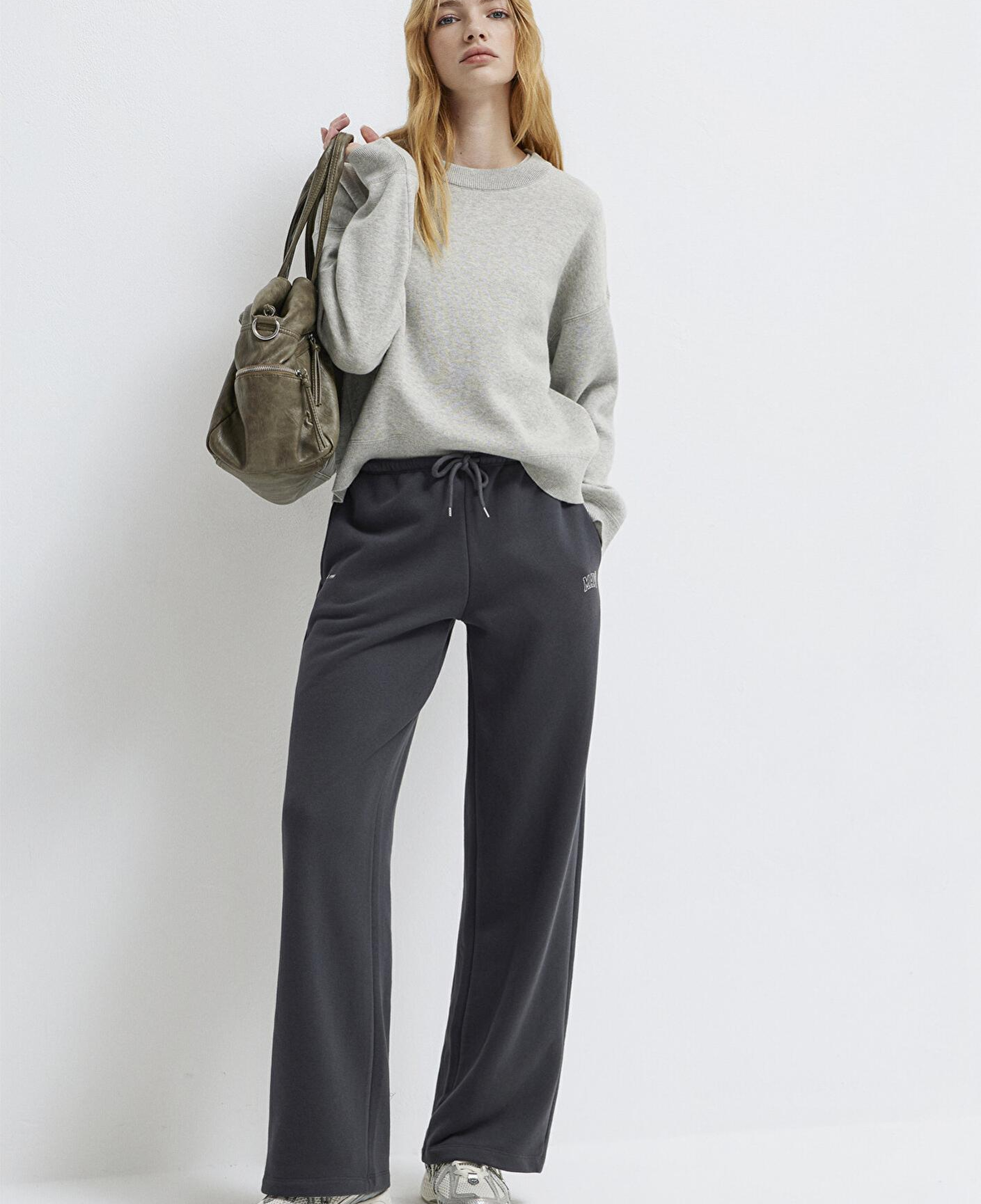 Mavi Mavi Logo Baskılı Antrasit Eşofman Altı 1011124-70087