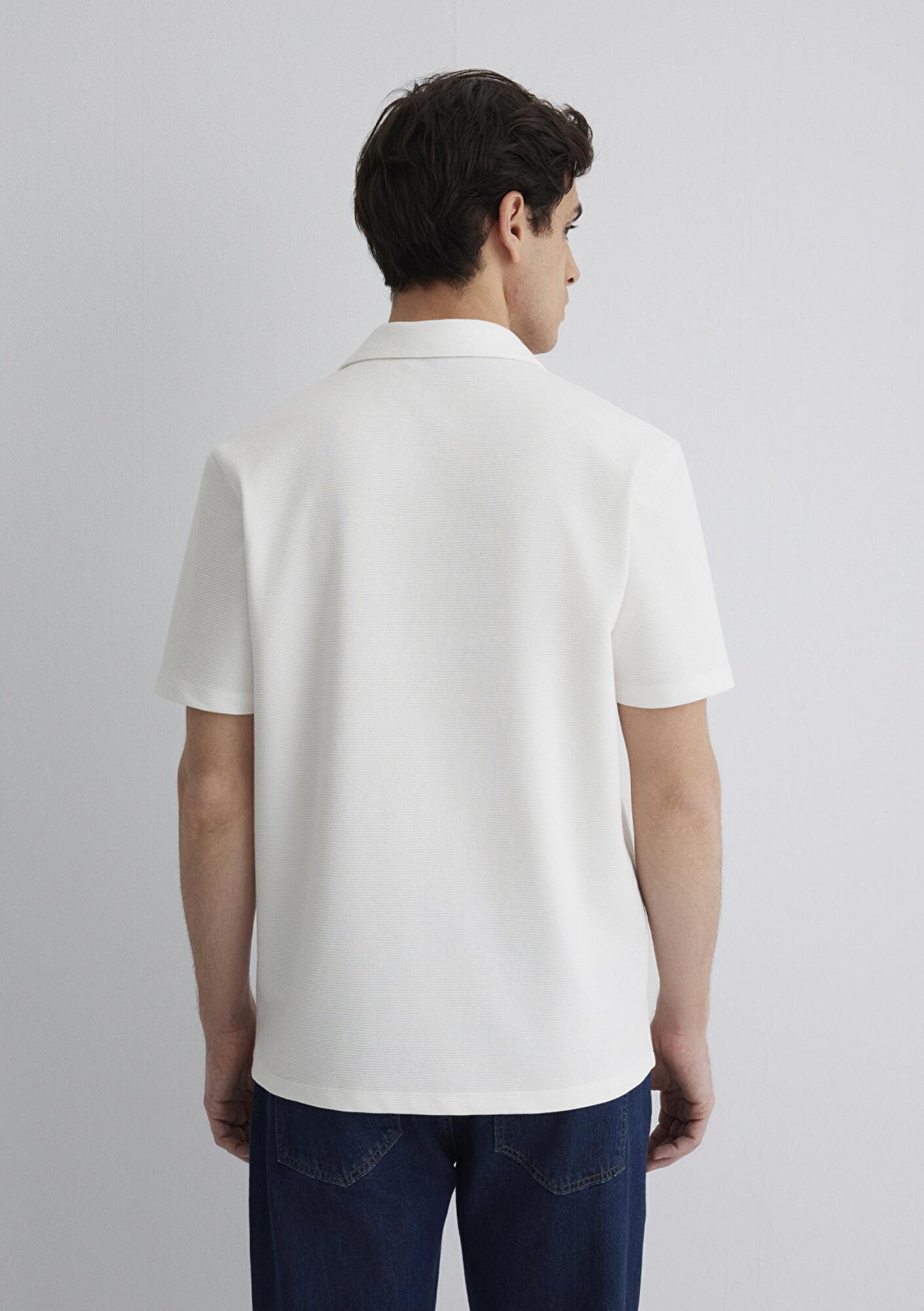 Mavi Ekru Polo Tişört Regular Fit / Normal Kesim 0612618-70057