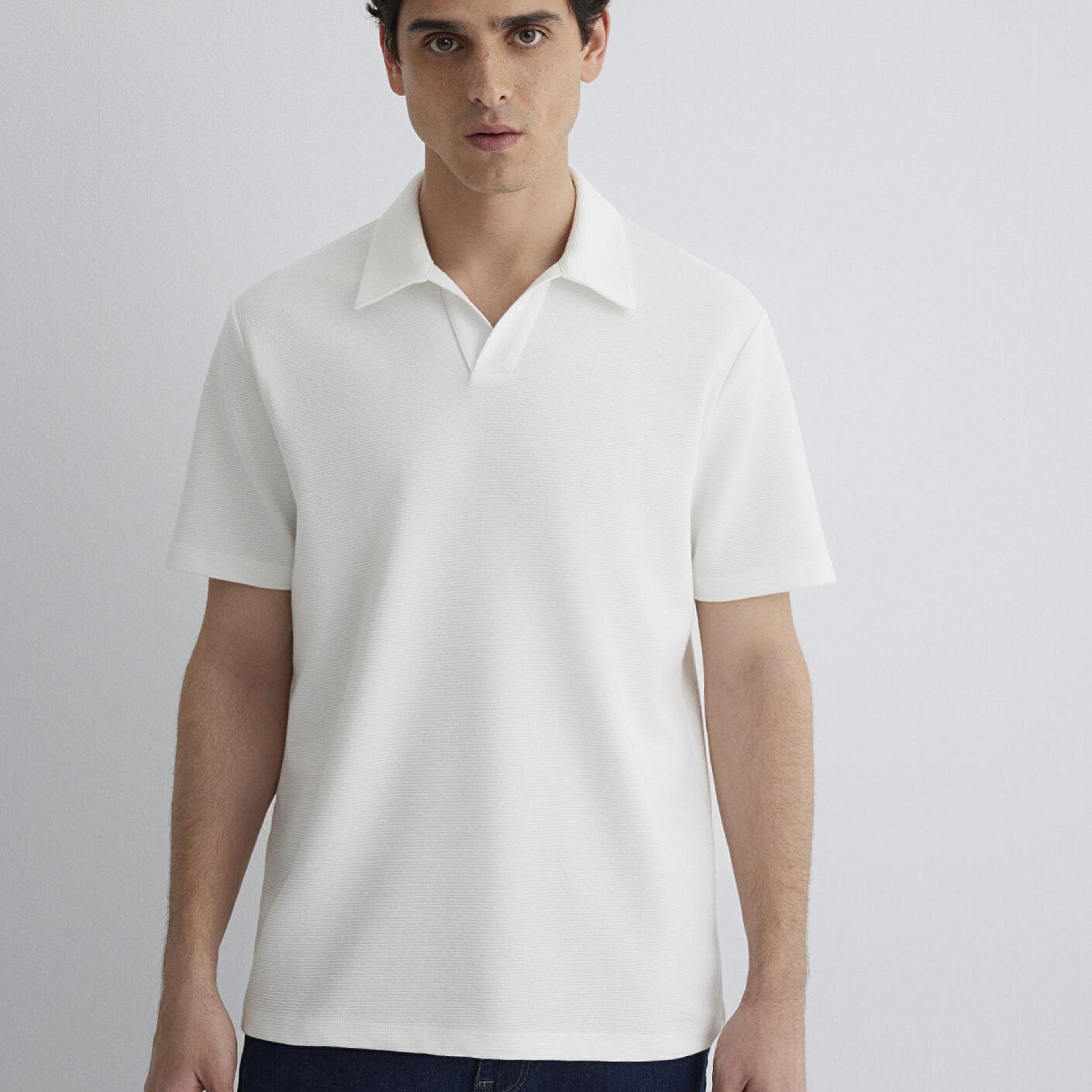 Mavi Ekru Polo Tişört Regular Fit / Normal Kesim 0612618-70057