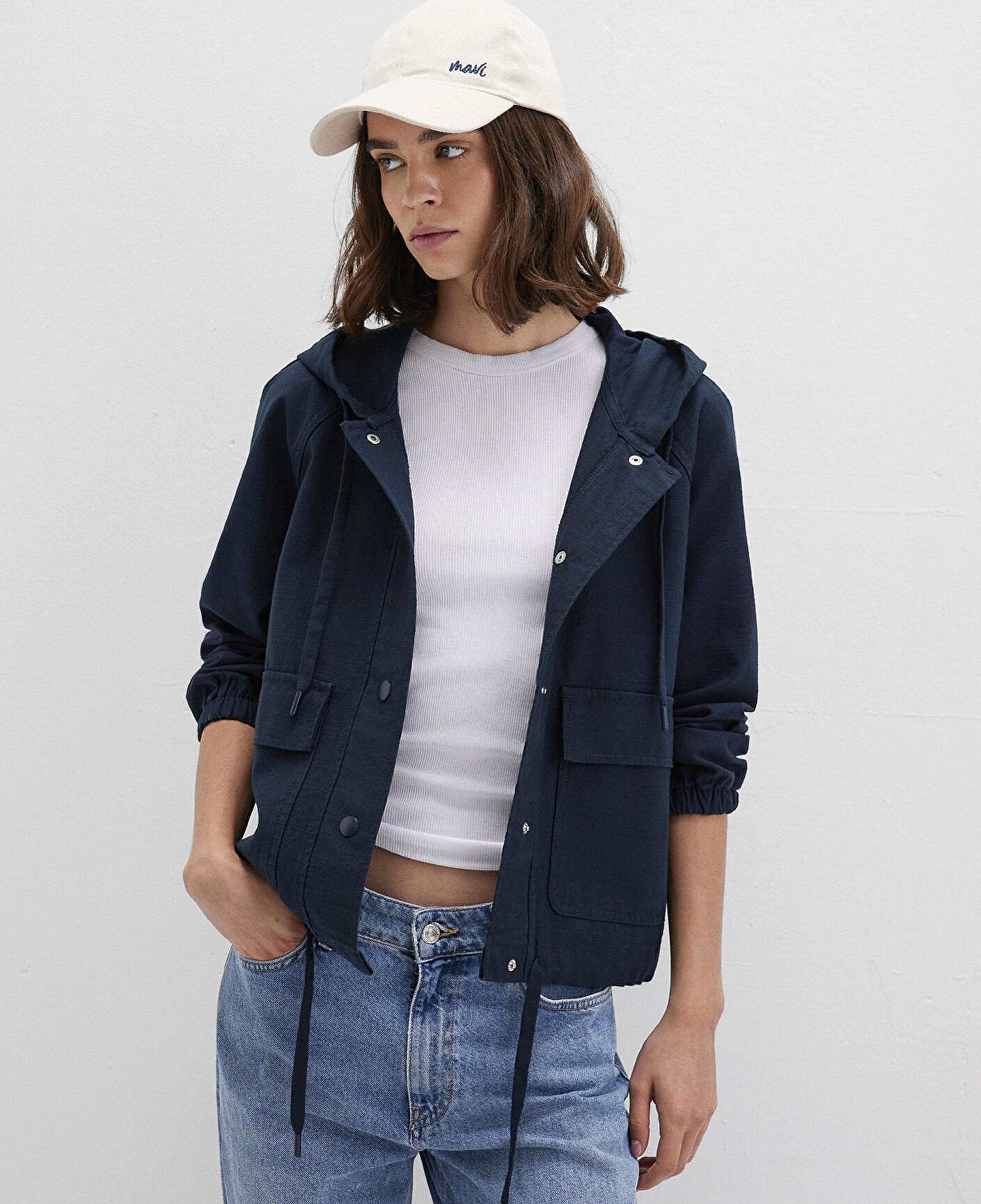 Mavi Mavi Logo Detaylı Ekru Şapka 1913306-70057