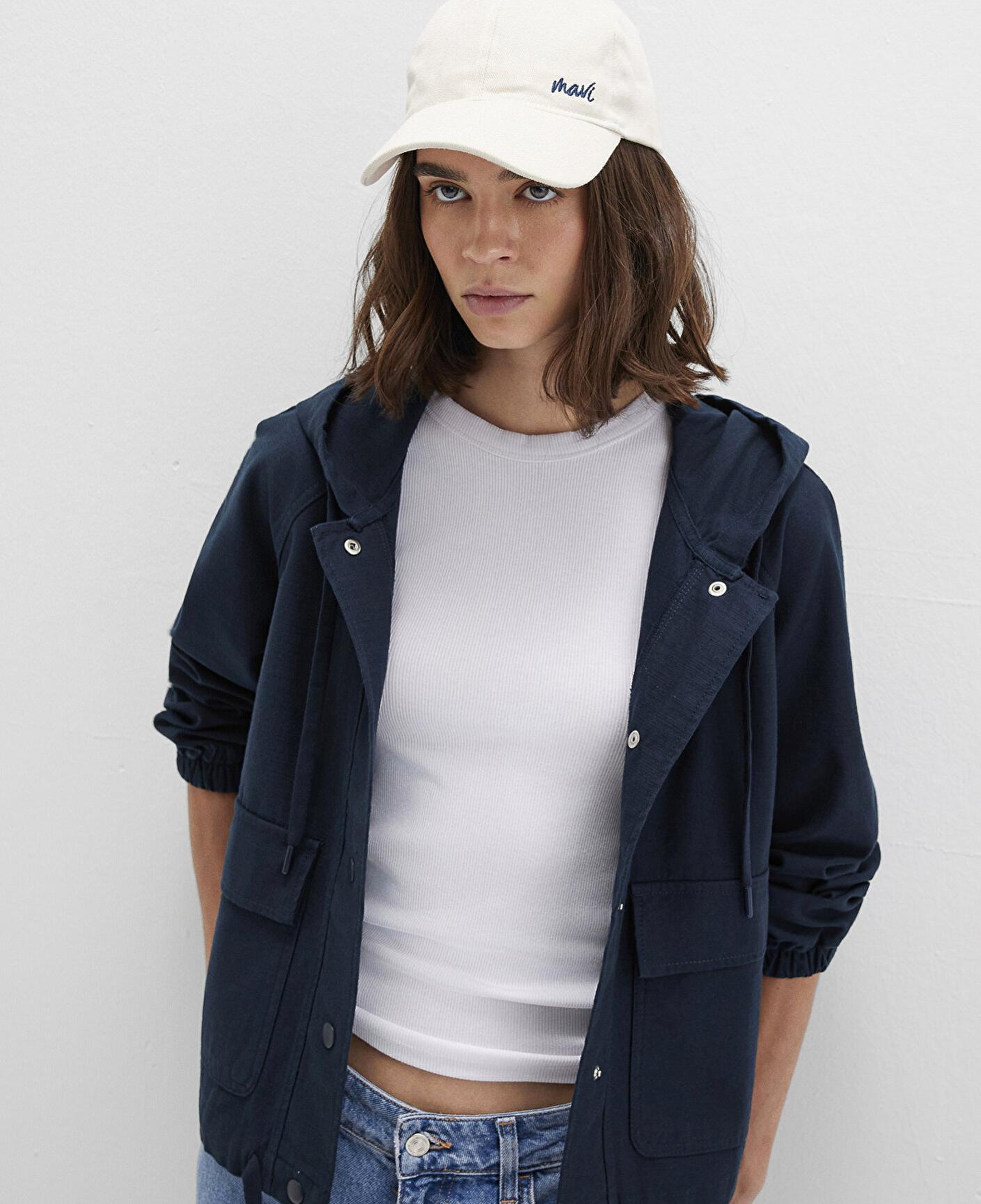 Mavi Mavi Logo Detaylı Ekru Şapka 1913306-70057