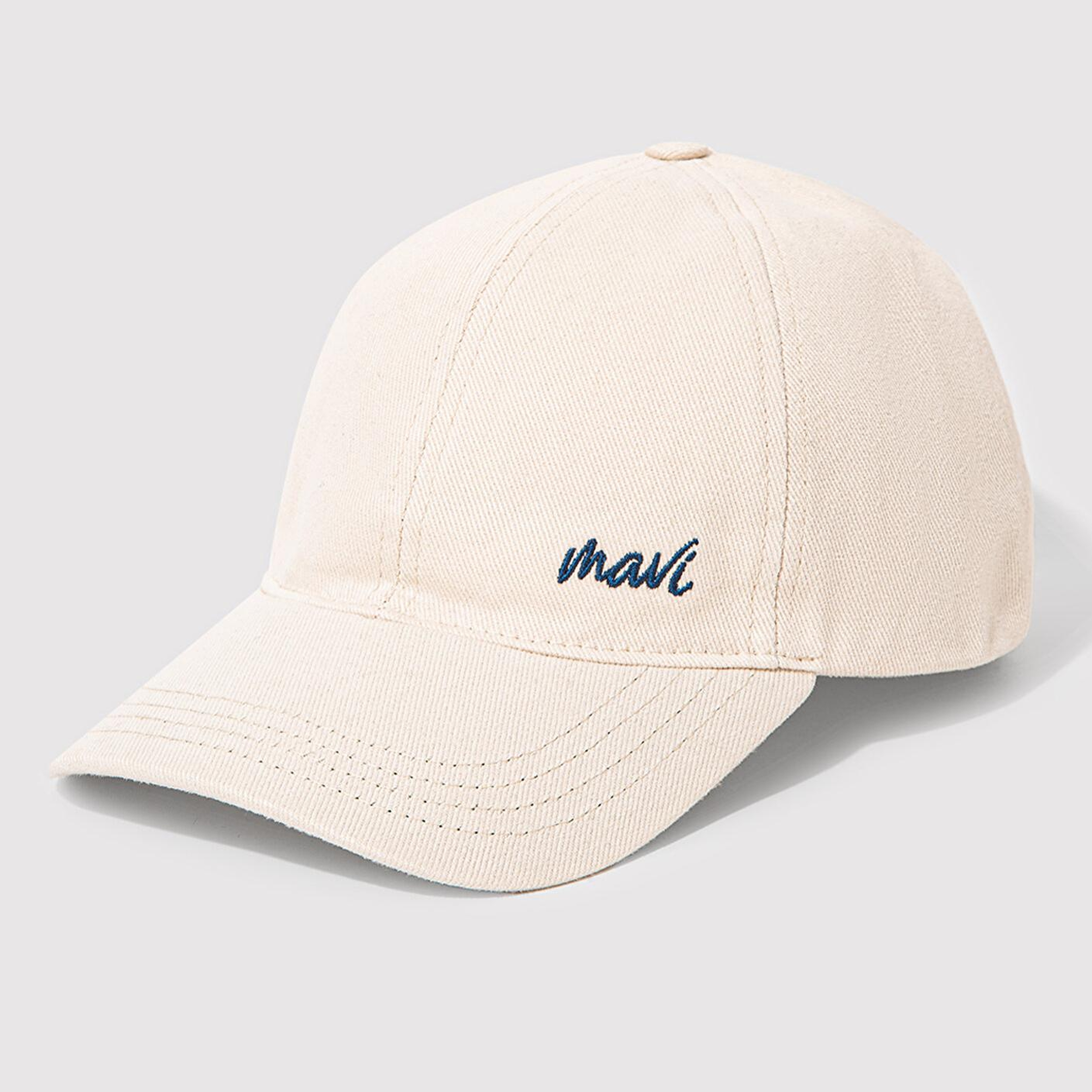 Mavi Mavi Logo Detaylı Ekru Şapka 1913306-70057