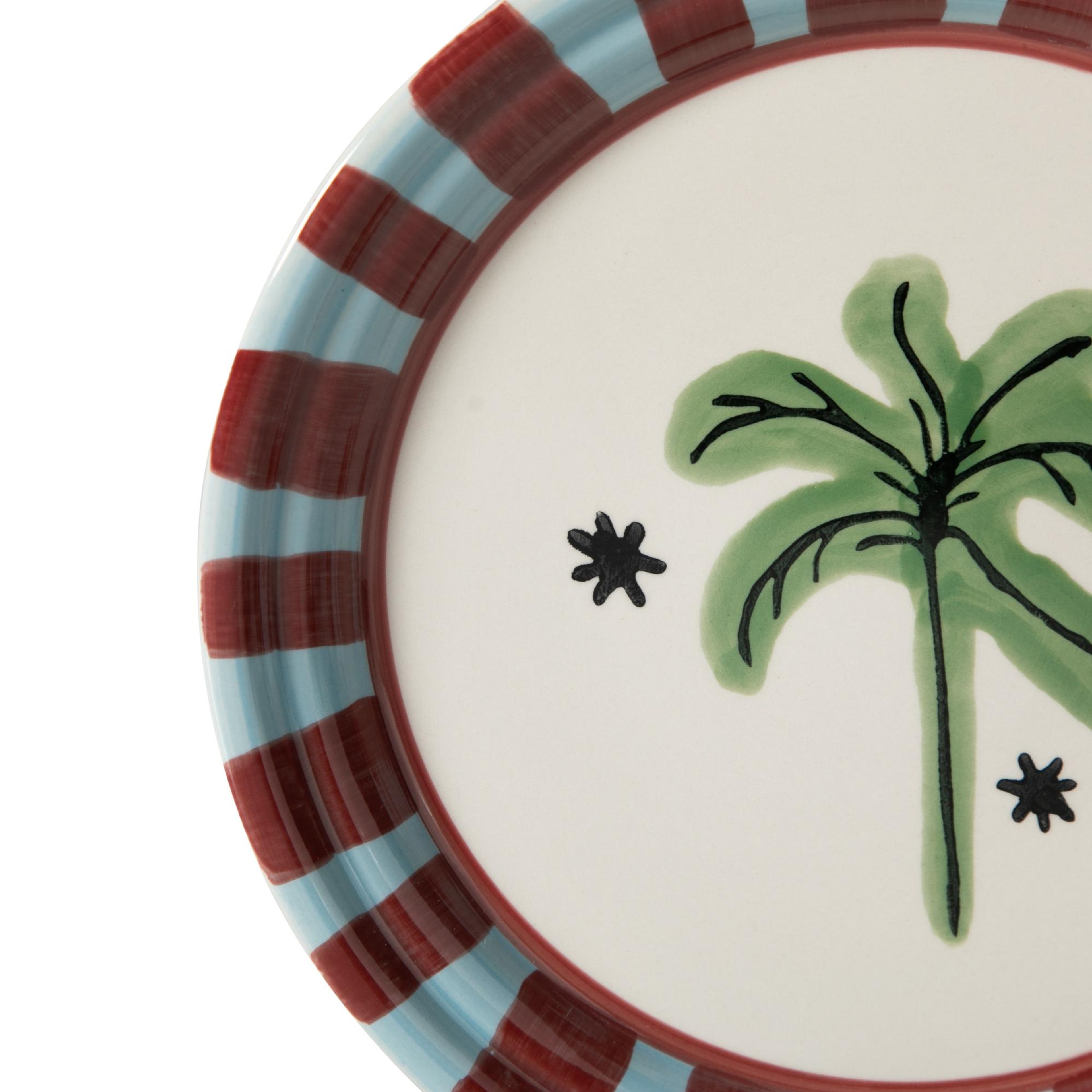 LISMORE SERVİS TABAĞI BORDO 25 CM