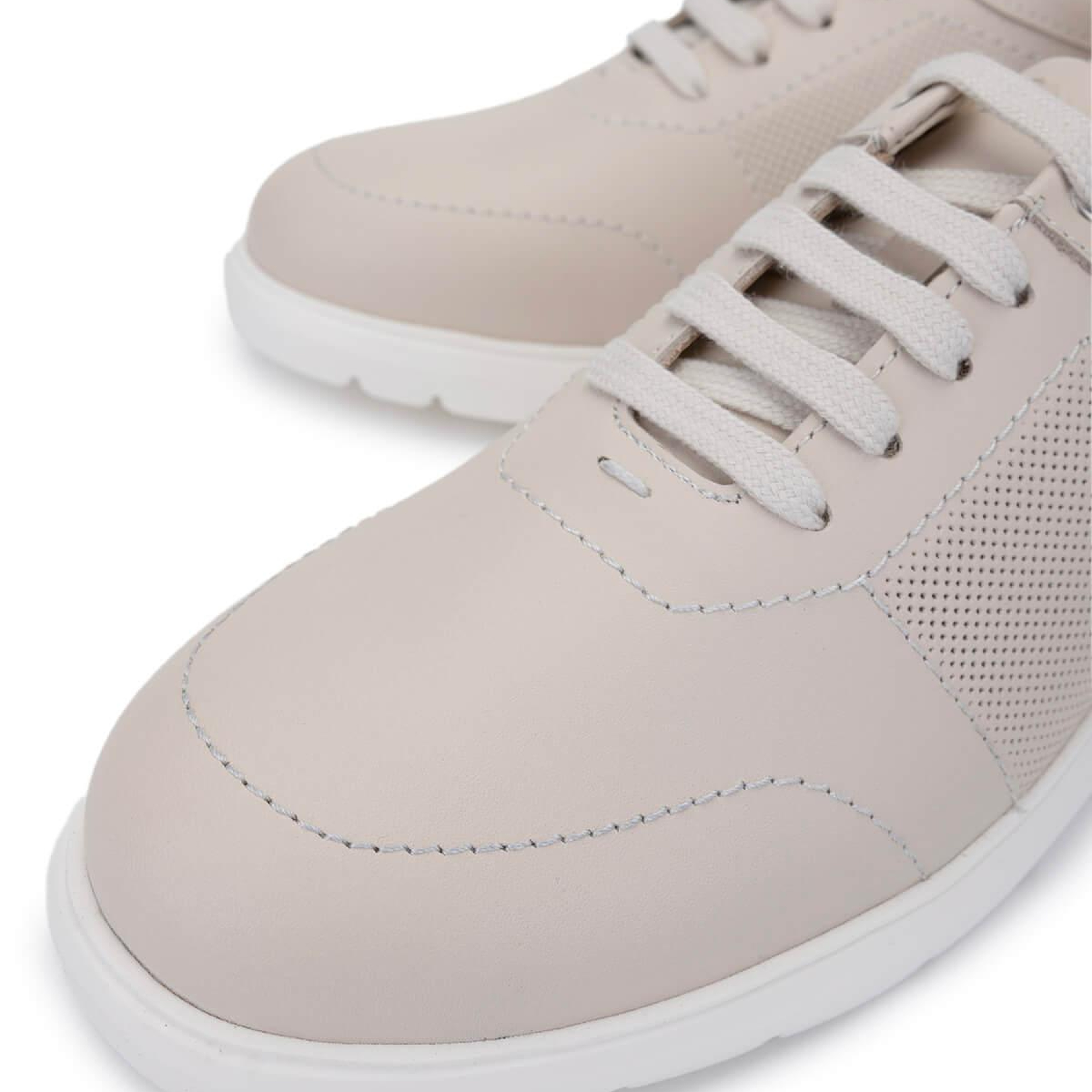 Tamer Tanca Erkek Hakiki Deri Bej Sneakers & Spor Ayakkabı