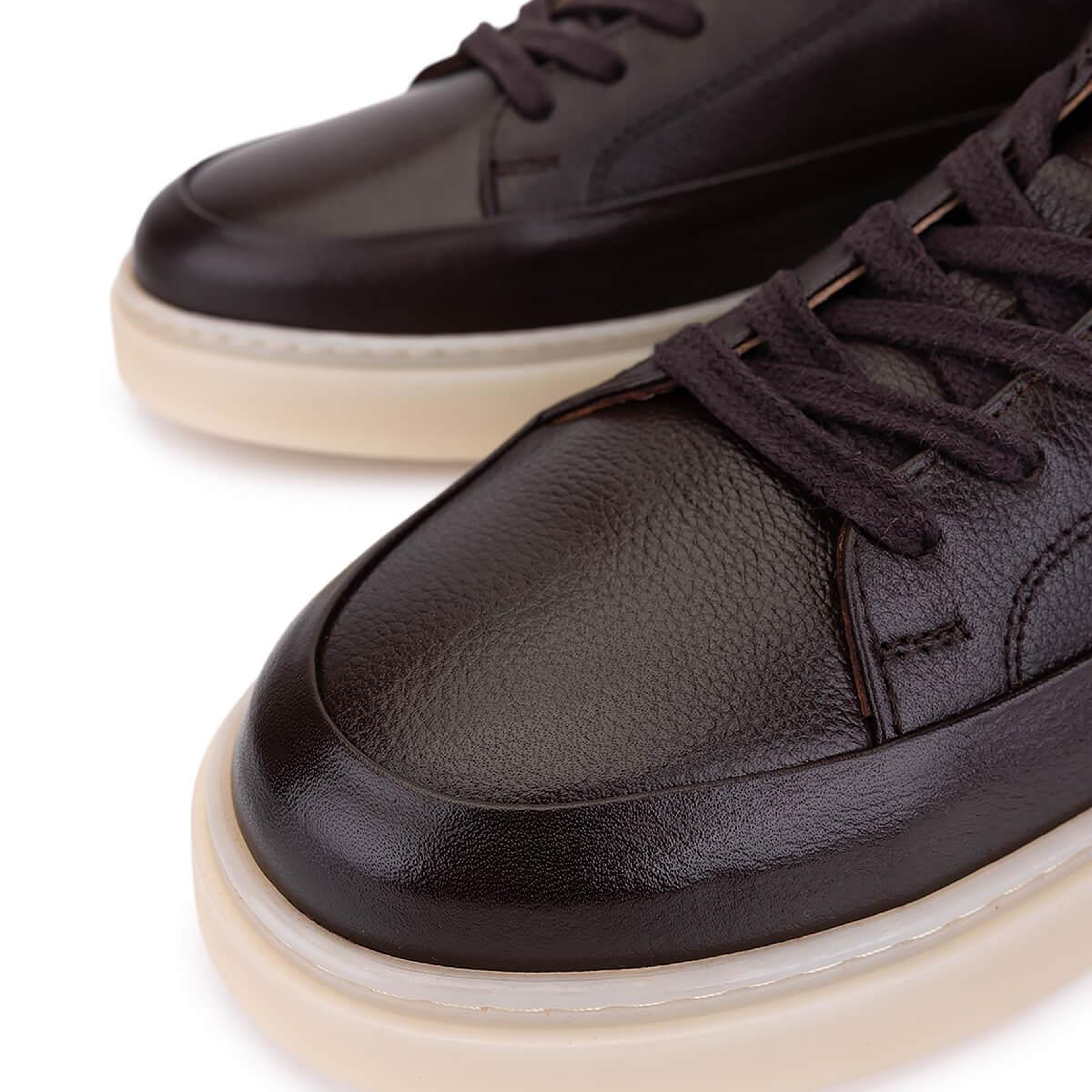 Tamer Tanca Erkek Hakiki Deri Kahverengi Casual Ayakkabı