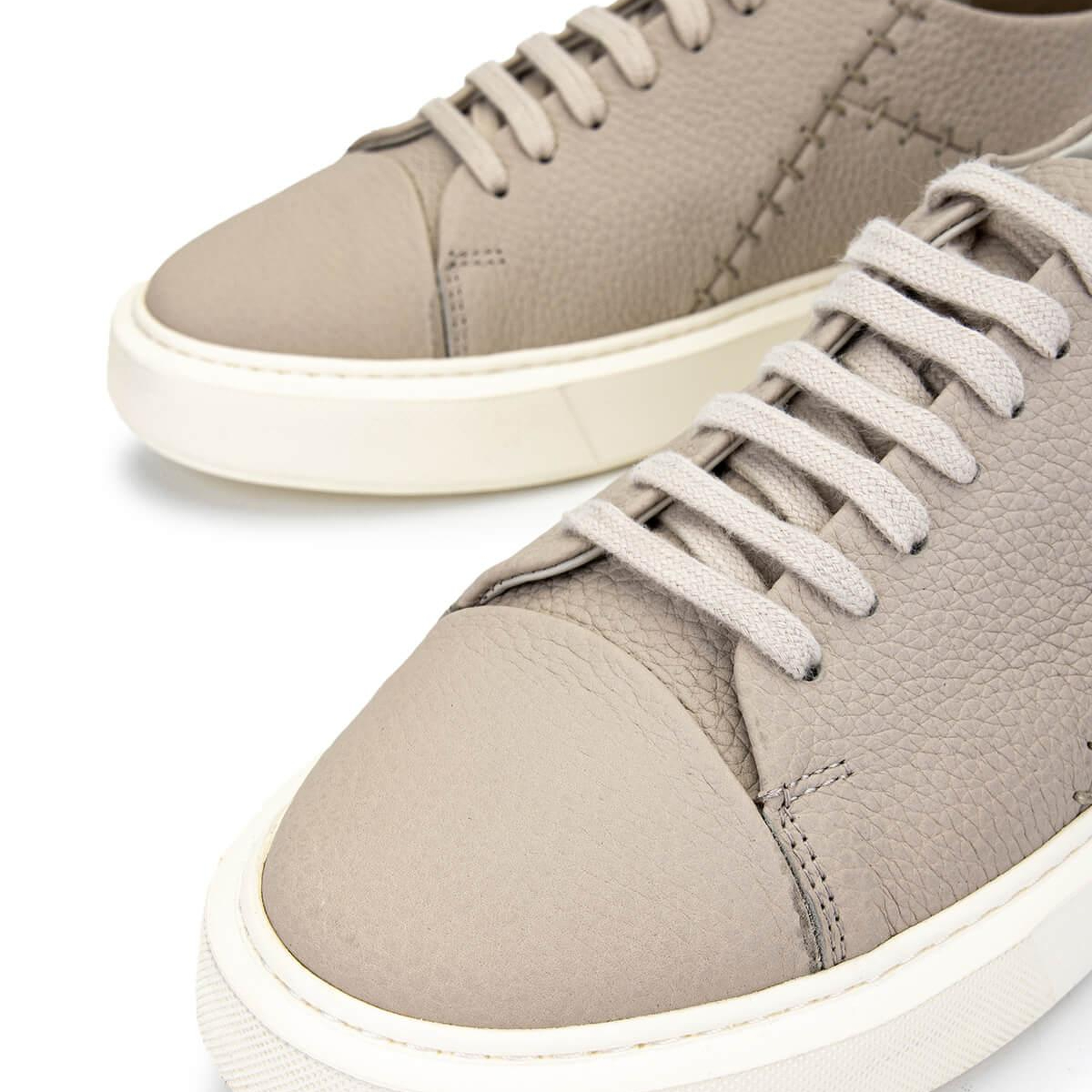 Tamer Tanca Erkek Hakiki Deri Bej Sneakers & Spor Ayakkabı