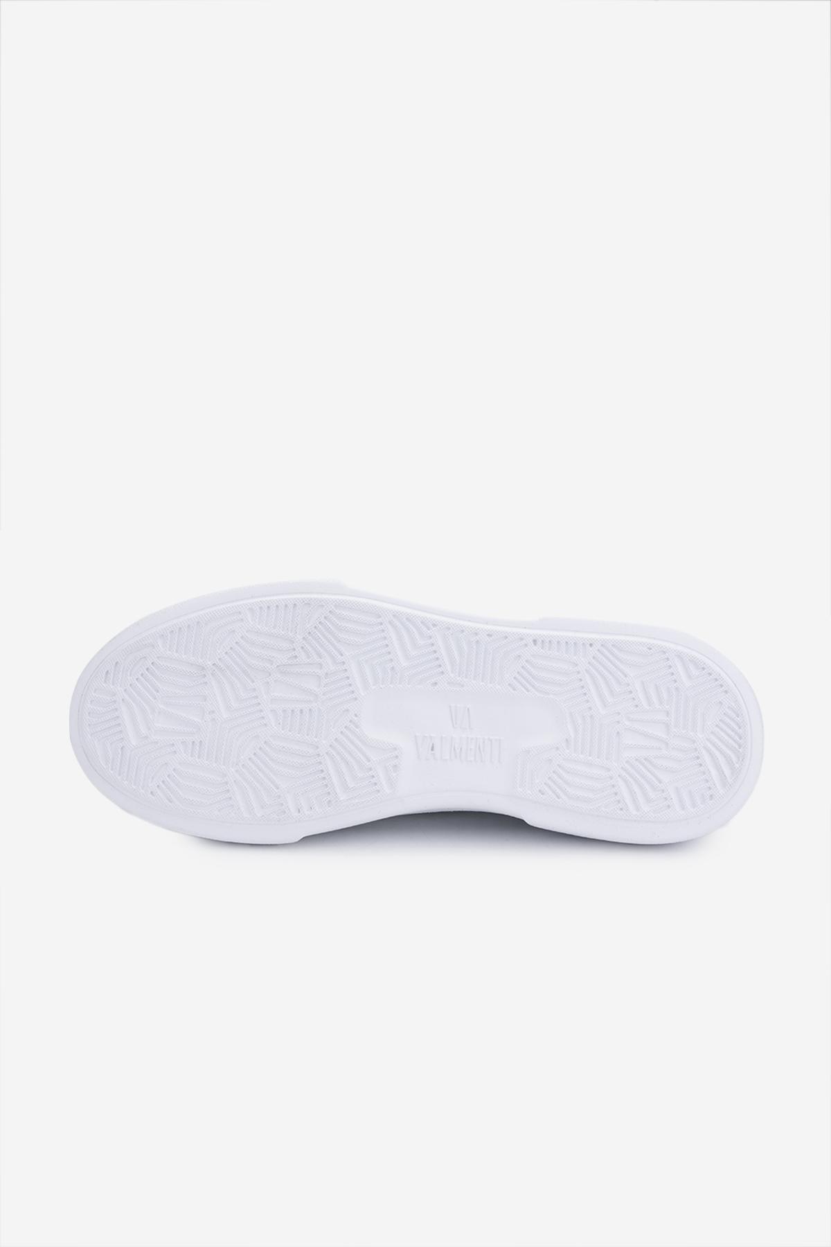 Valmenti Erkek Hakiki Deri Beyaz Sneakers & Spor Ayakkabı