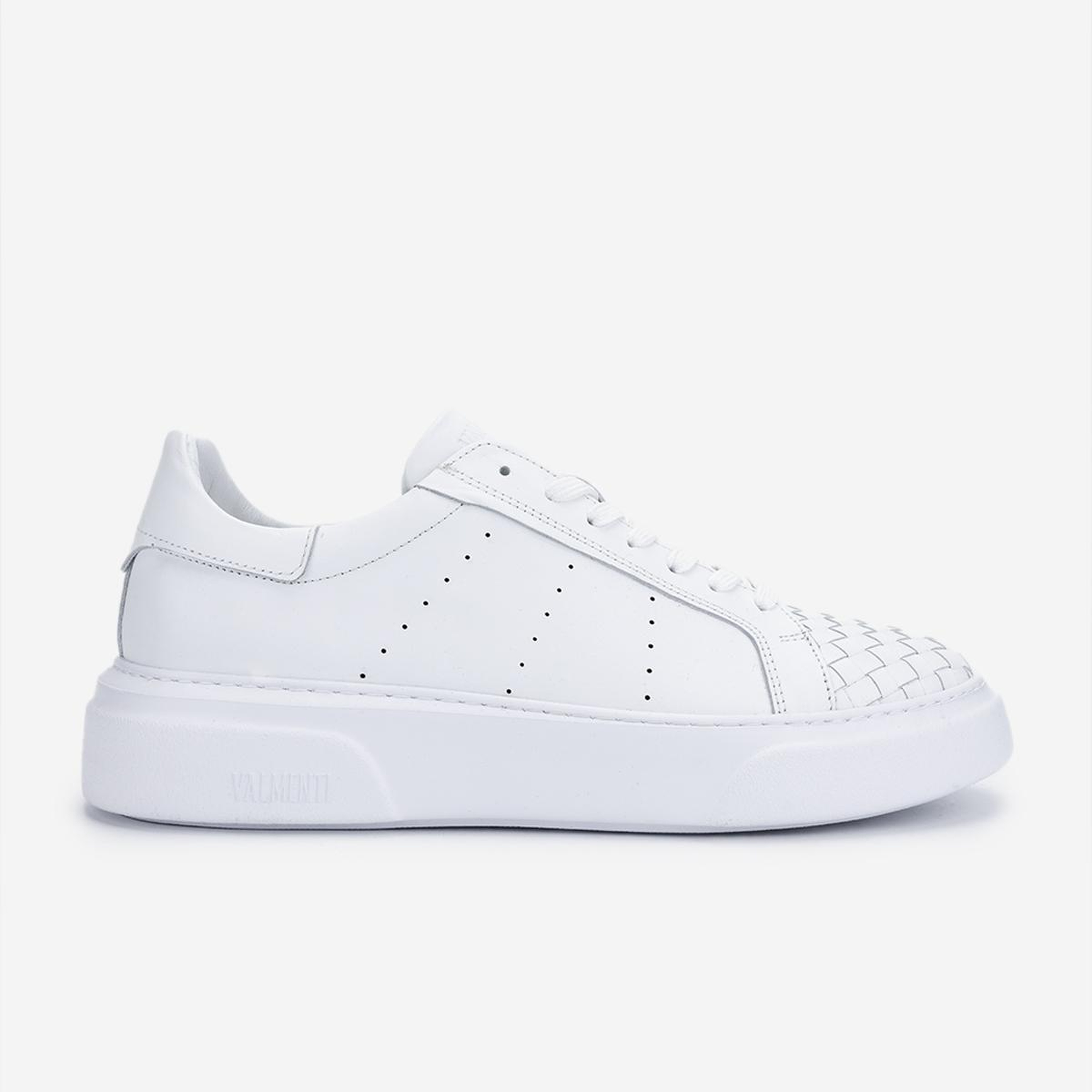 Valmenti Erkek Hakiki Deri Beyaz Sneakers & Spor Ayakkabı