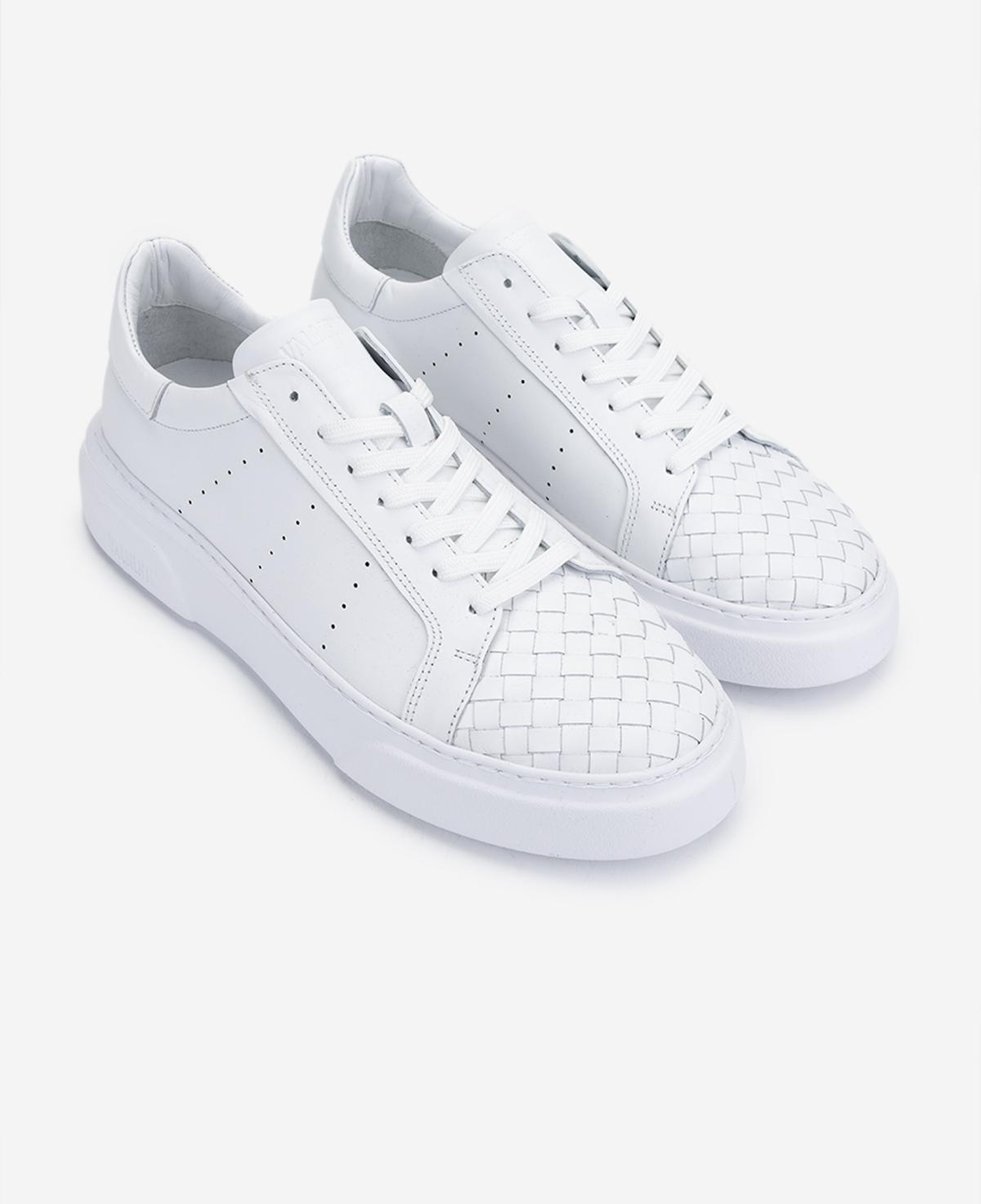 Valmenti Erkek Hakiki Deri Beyaz Sneakers & Spor Ayakkabı