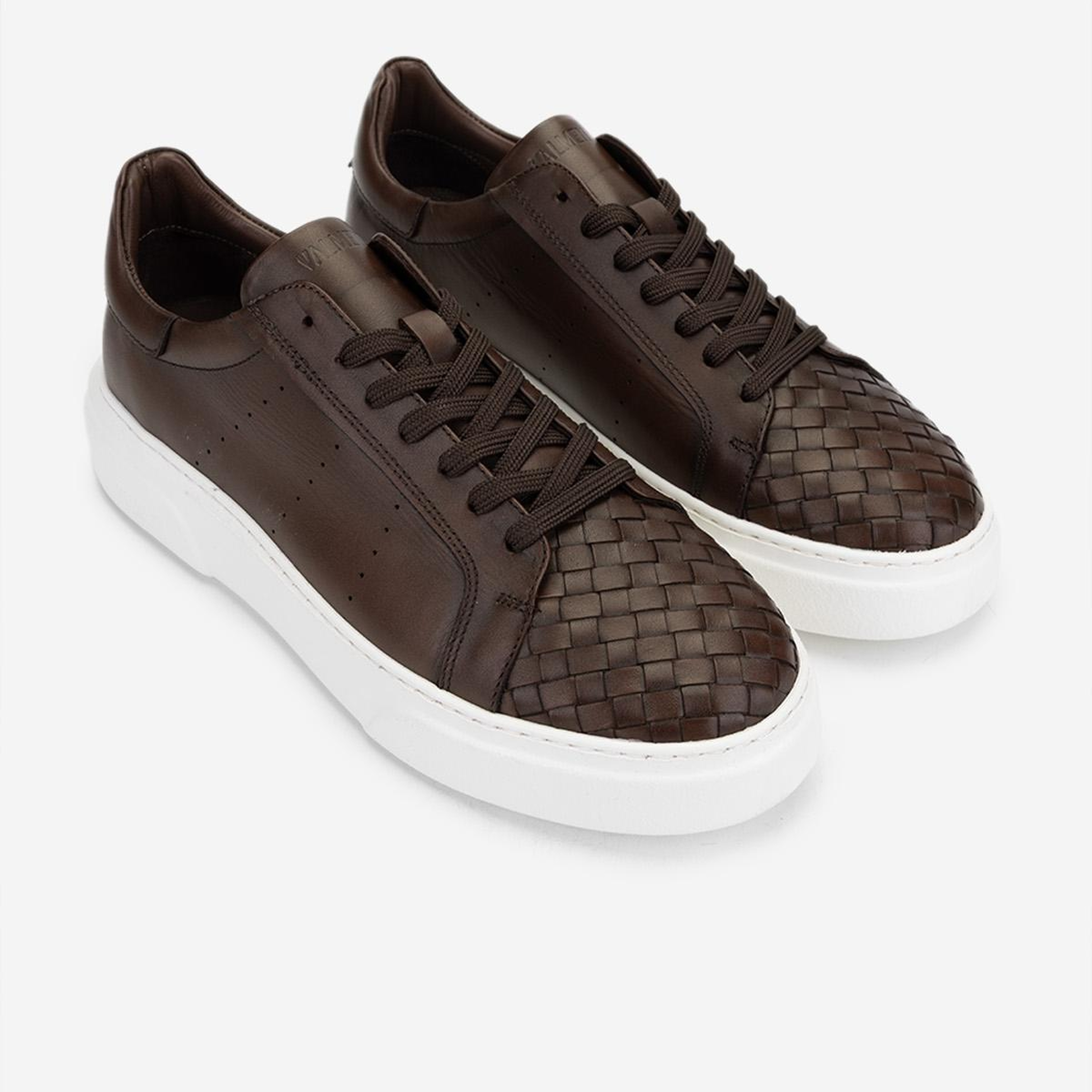 Valmenti Erkek Hakiki Deri Kahverengi Sneakers & Spor Ayakkabı