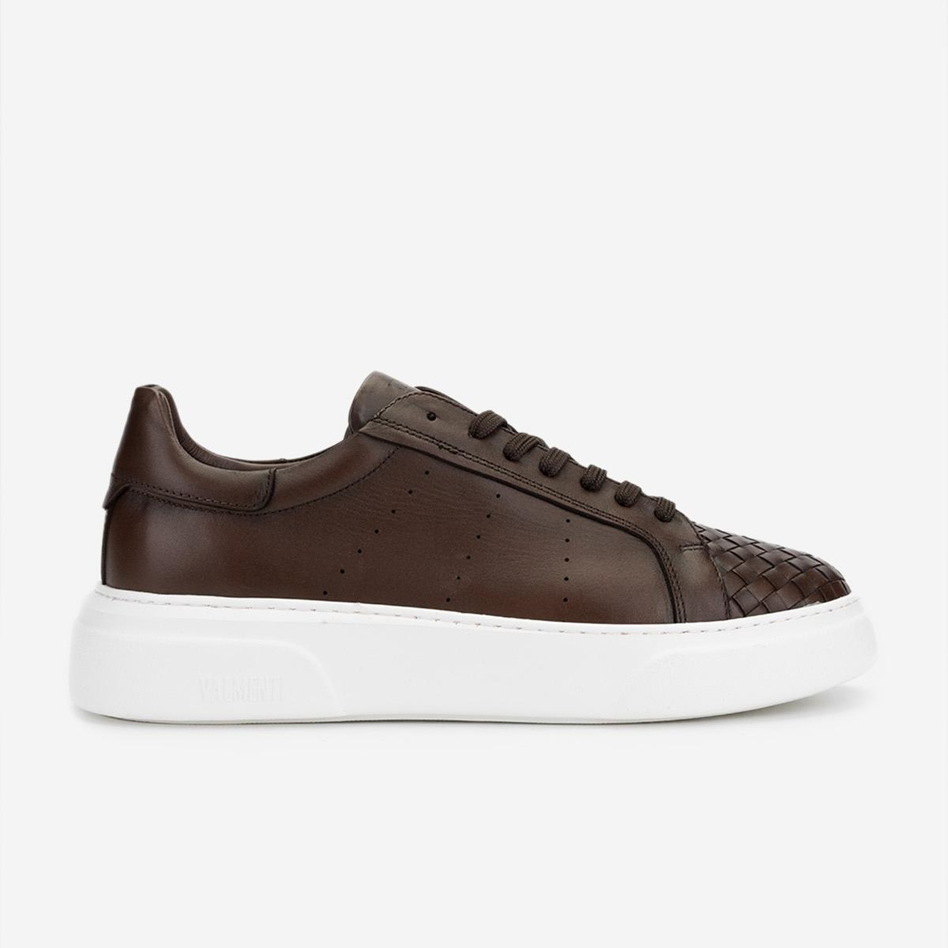 Valmenti Erkek Hakiki Deri Kahverengi Sneakers & Spor Ayakkabı