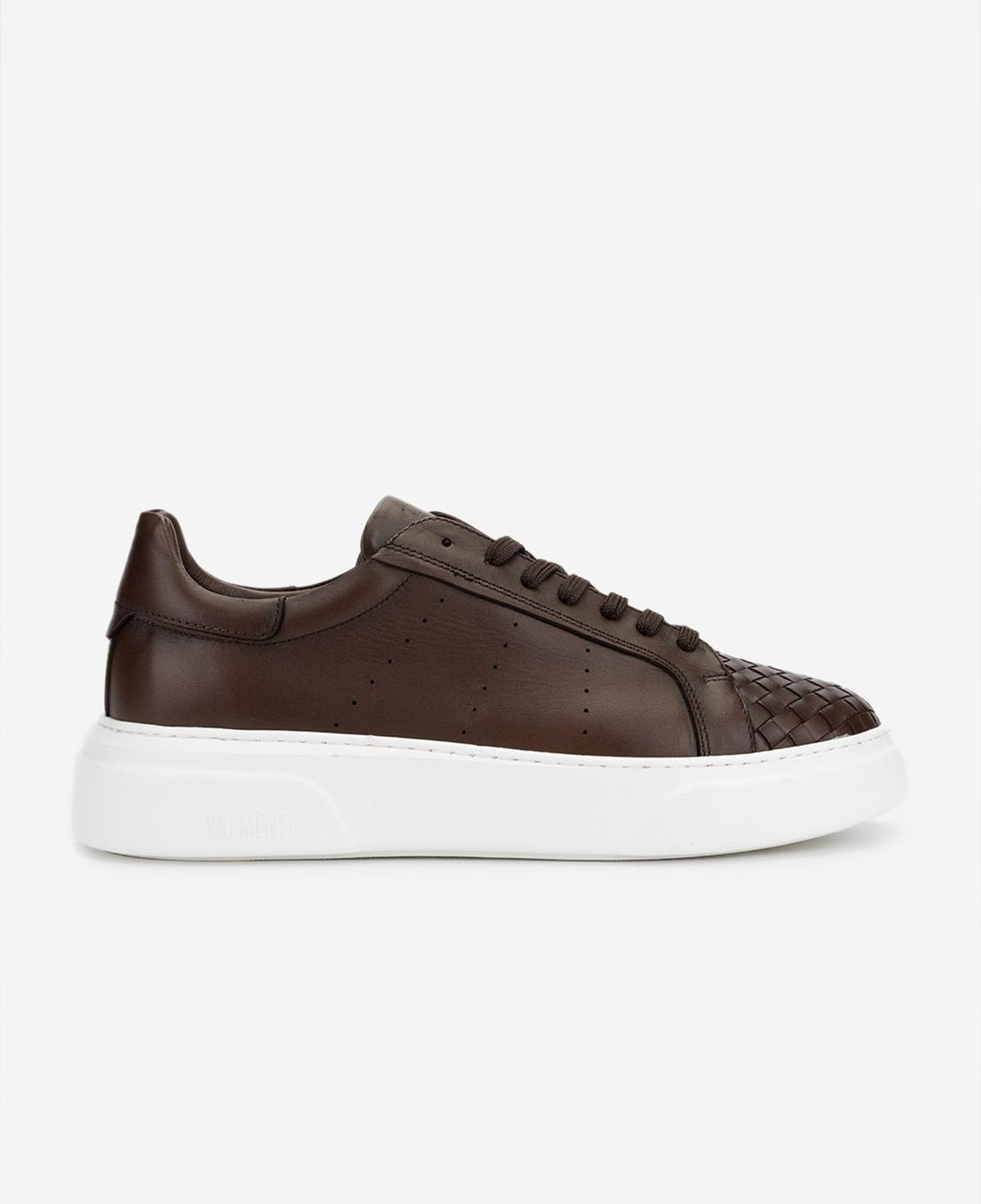 Valmenti Erkek Hakiki Deri Kahverengi Sneakers & Spor Ayakkabı