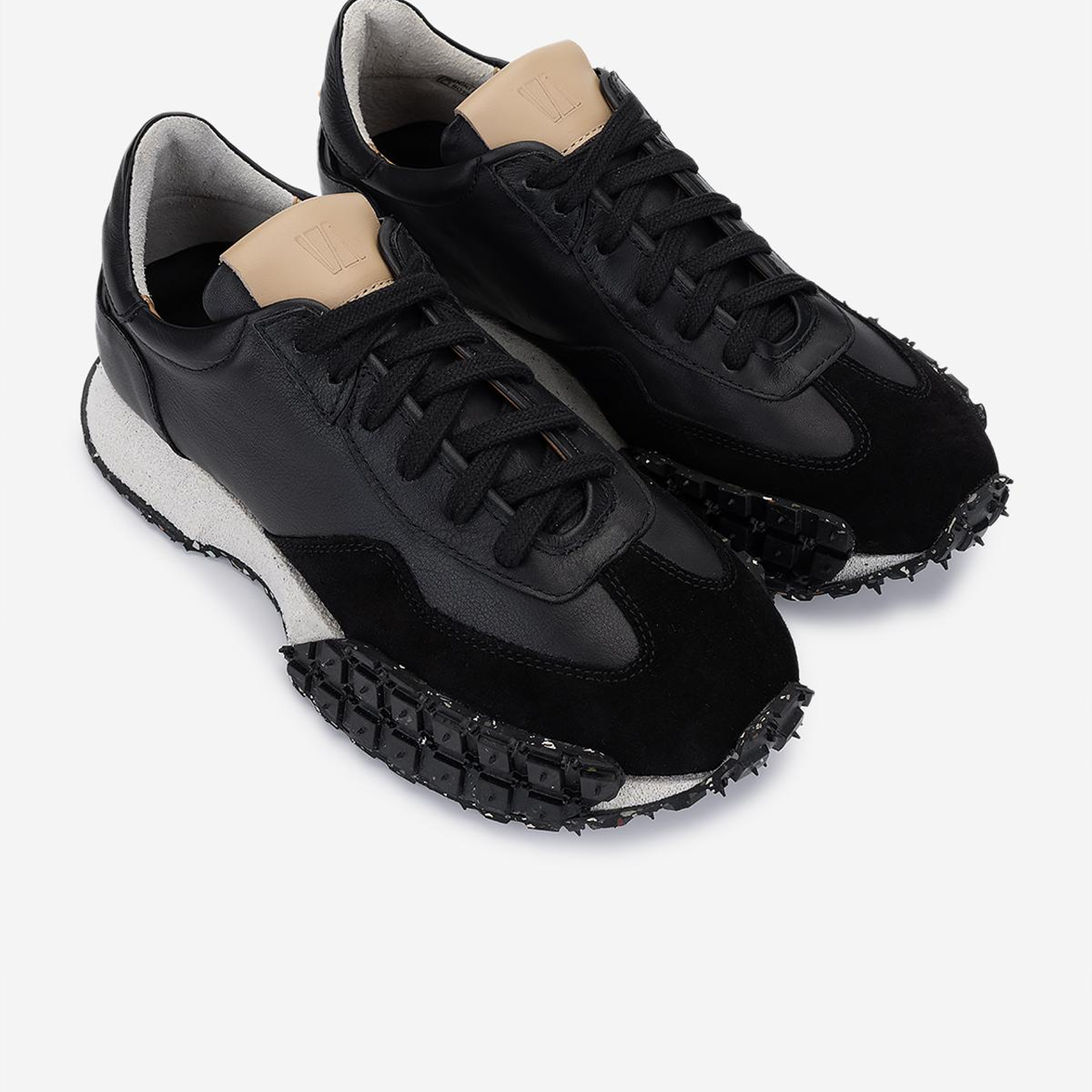 Valmenti Erkek Hakiki Deri Siyah Sneakers & Spor Ayakkabı