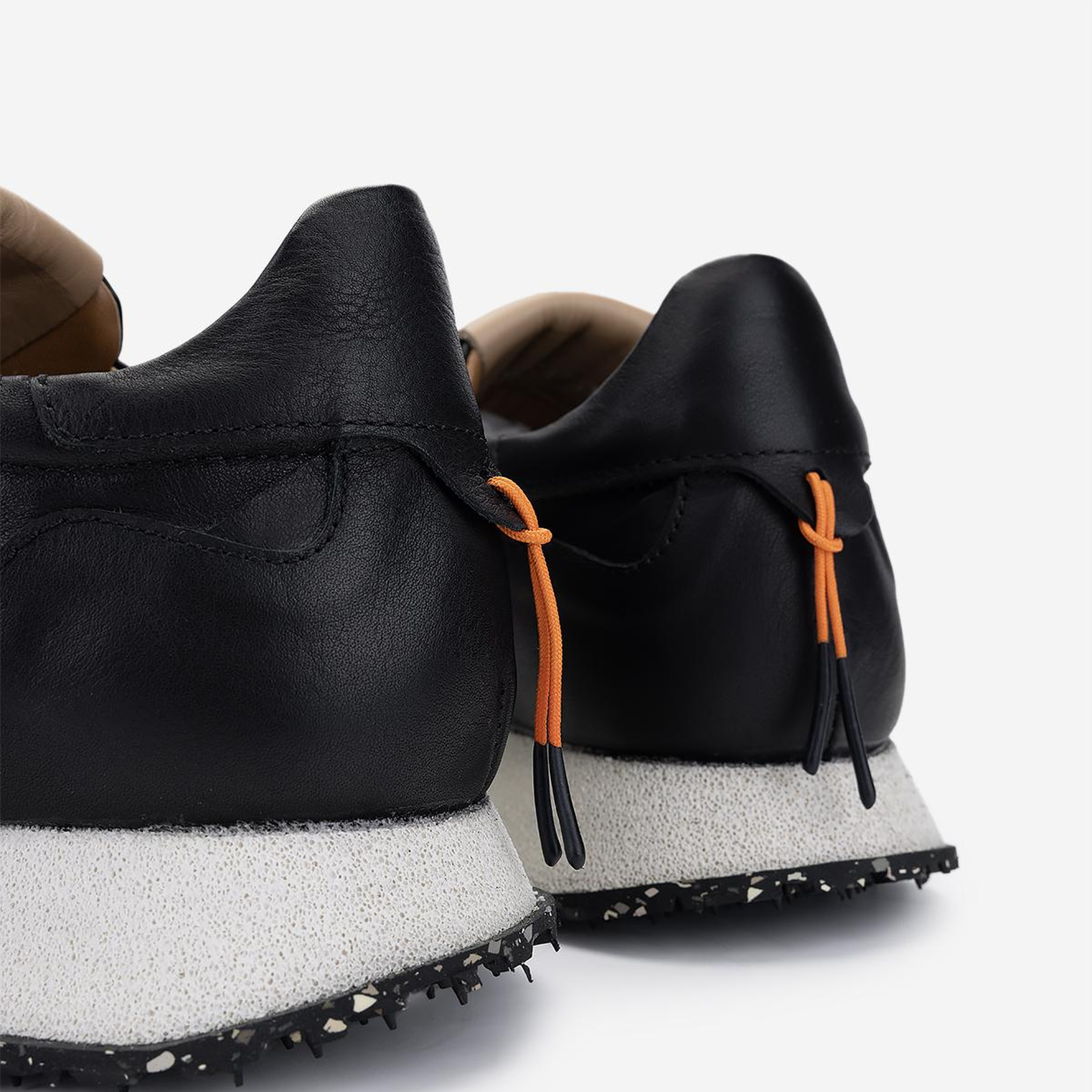 Valmenti Erkek Hakiki Deri Siyah Sneakers & Spor Ayakkabı