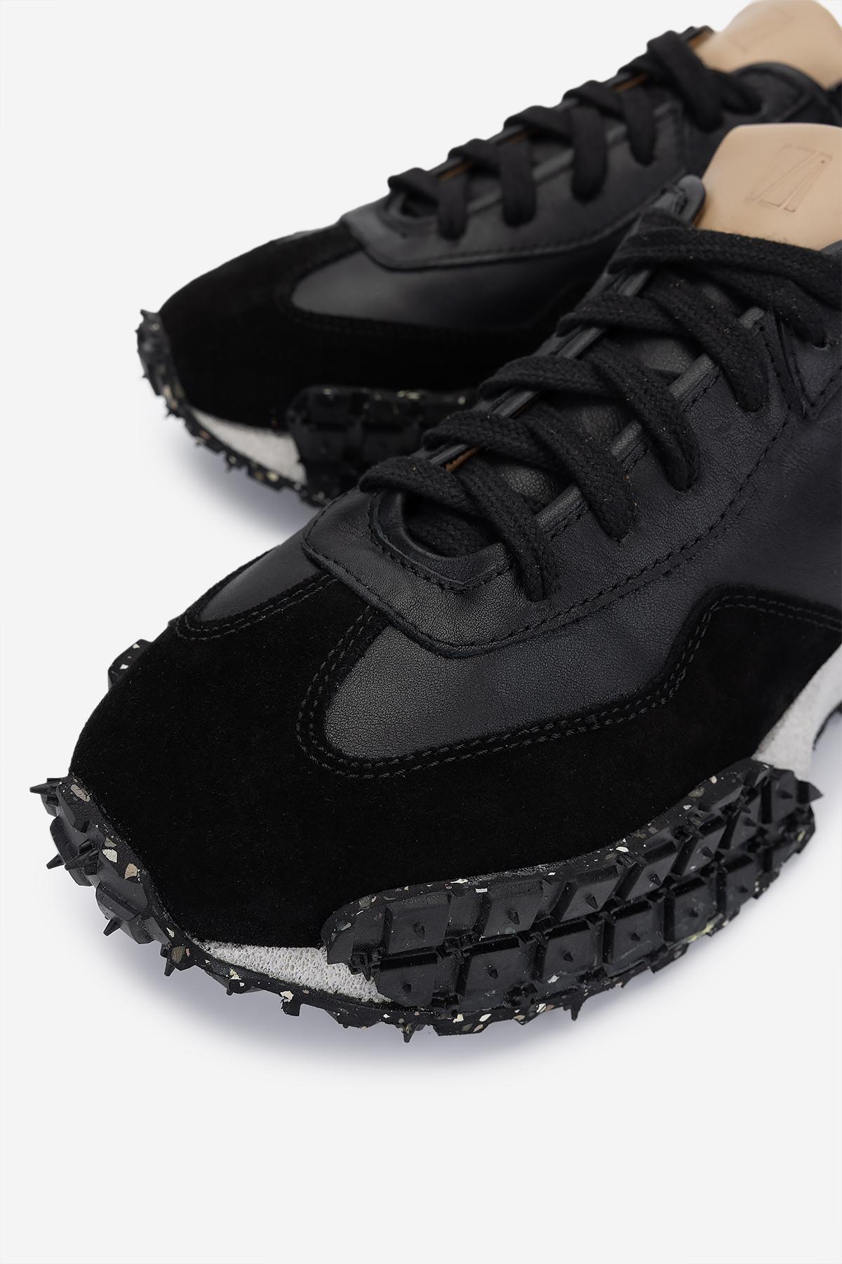 Valmenti Erkek Hakiki Deri Siyah Sneakers & Spor Ayakkabı