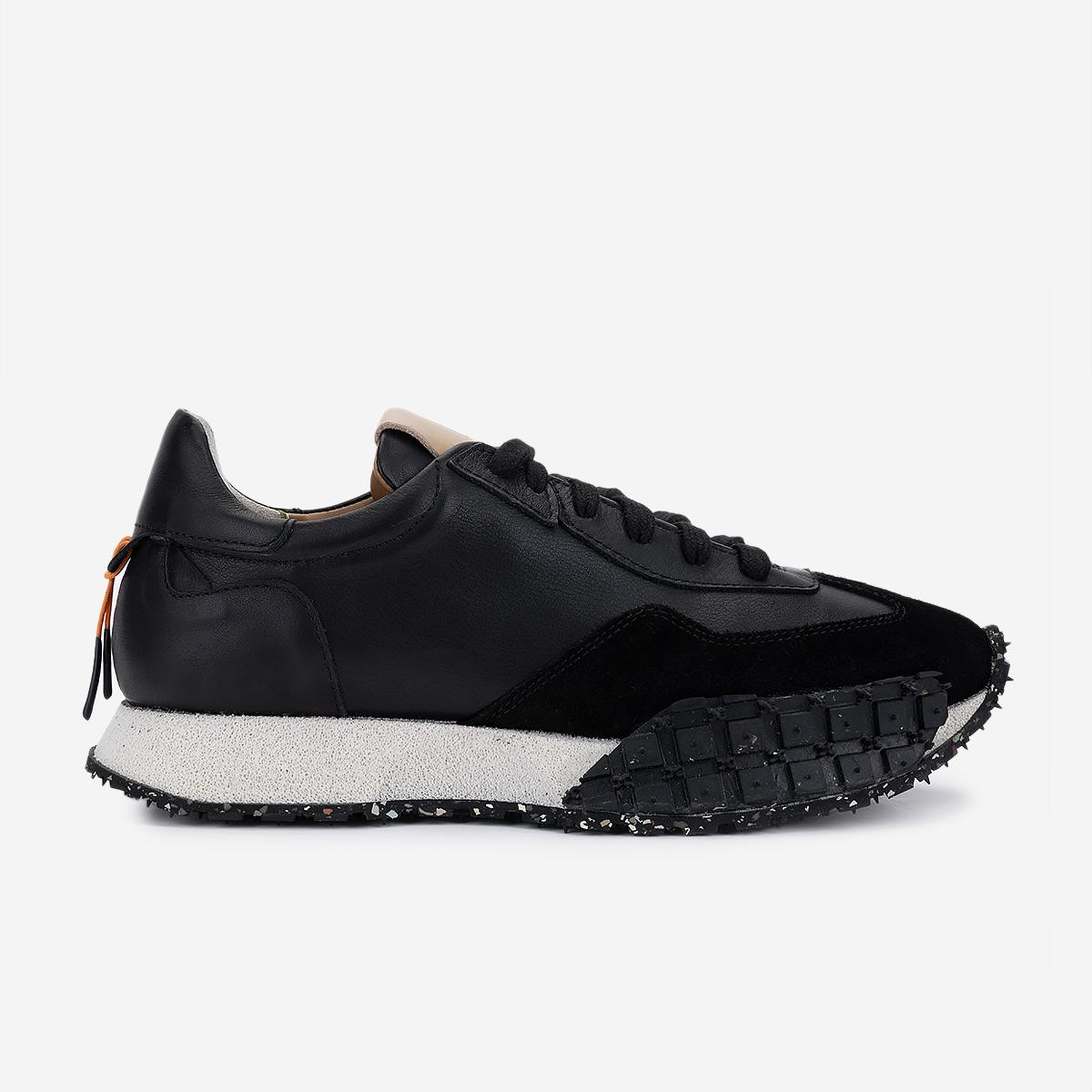 Valmenti Erkek Hakiki Deri Siyah Sneakers & Spor Ayakkabı