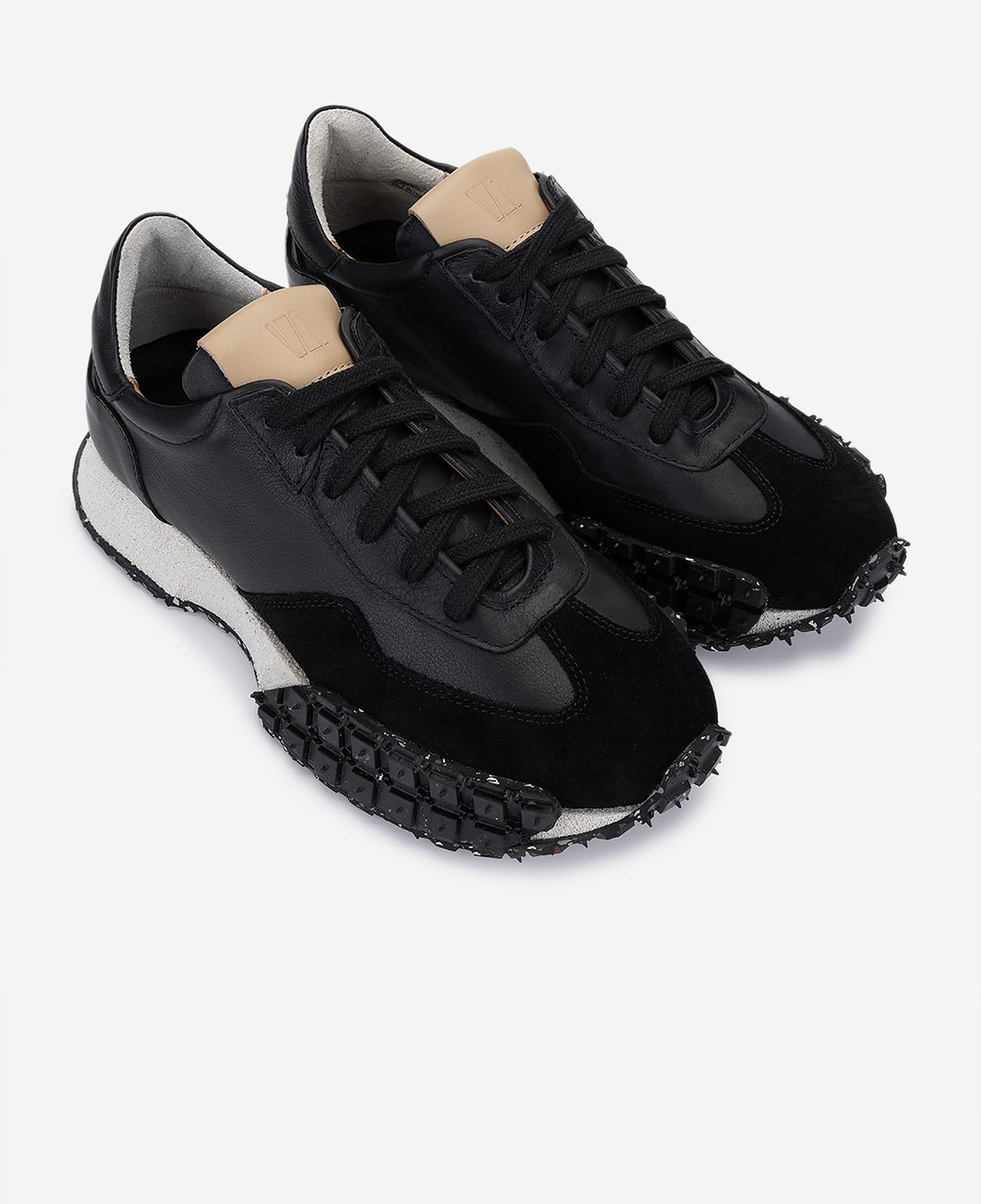 Valmenti Erkek Hakiki Deri Siyah Sneakers & Spor Ayakkabı