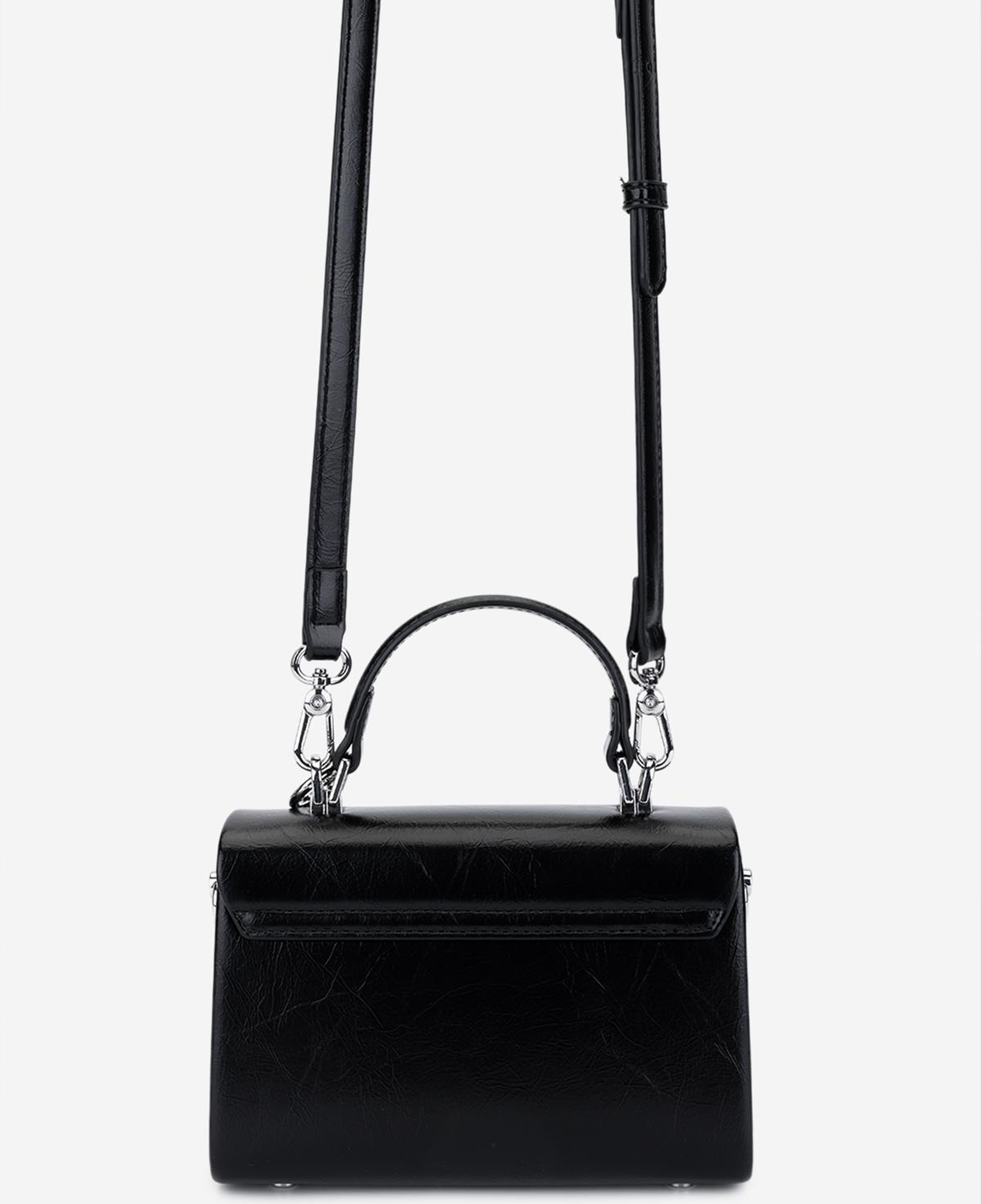 Valmenti Kadın Suni Deri Siyah El Çantası