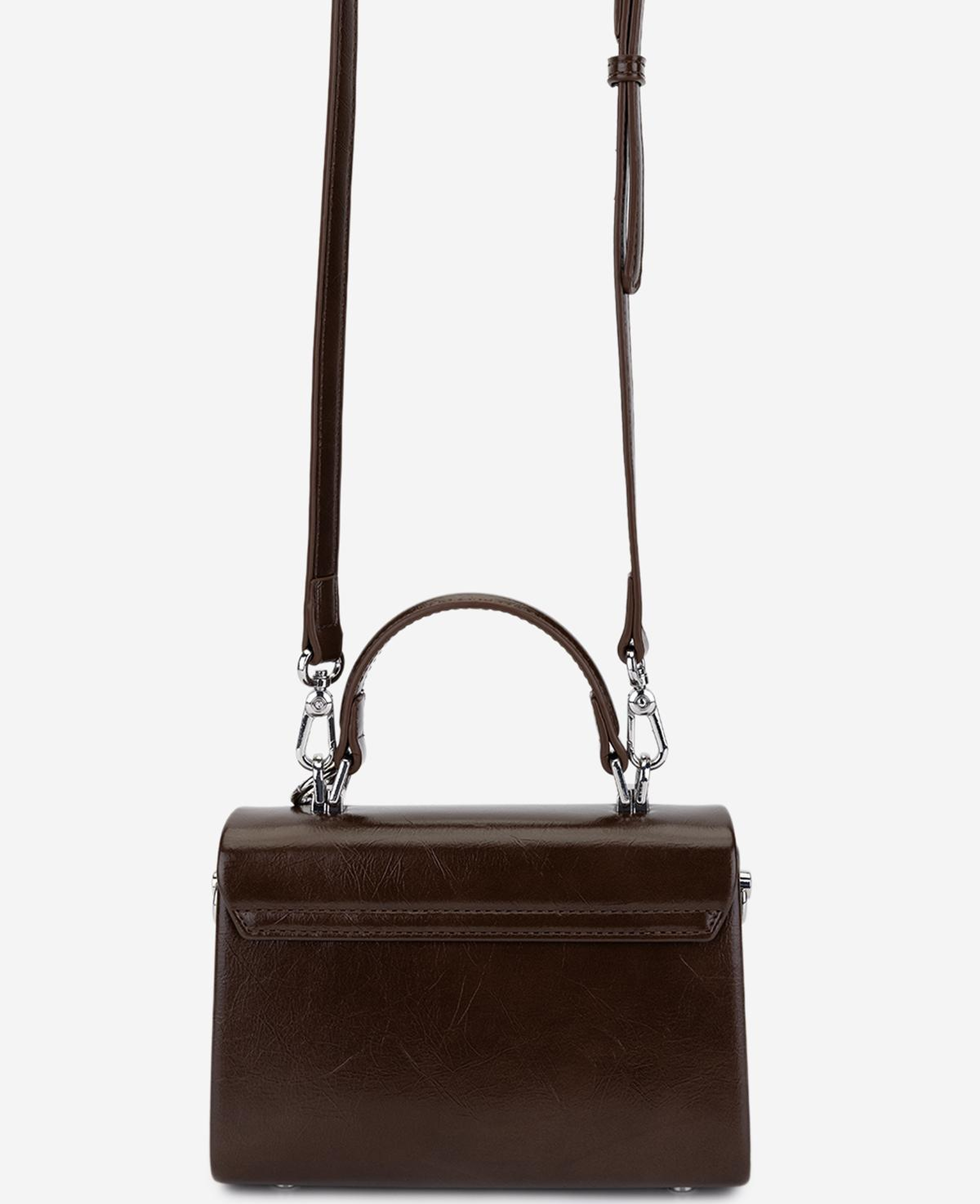 Valmenti Kadın Suni Deri Kahverengi El Çantası