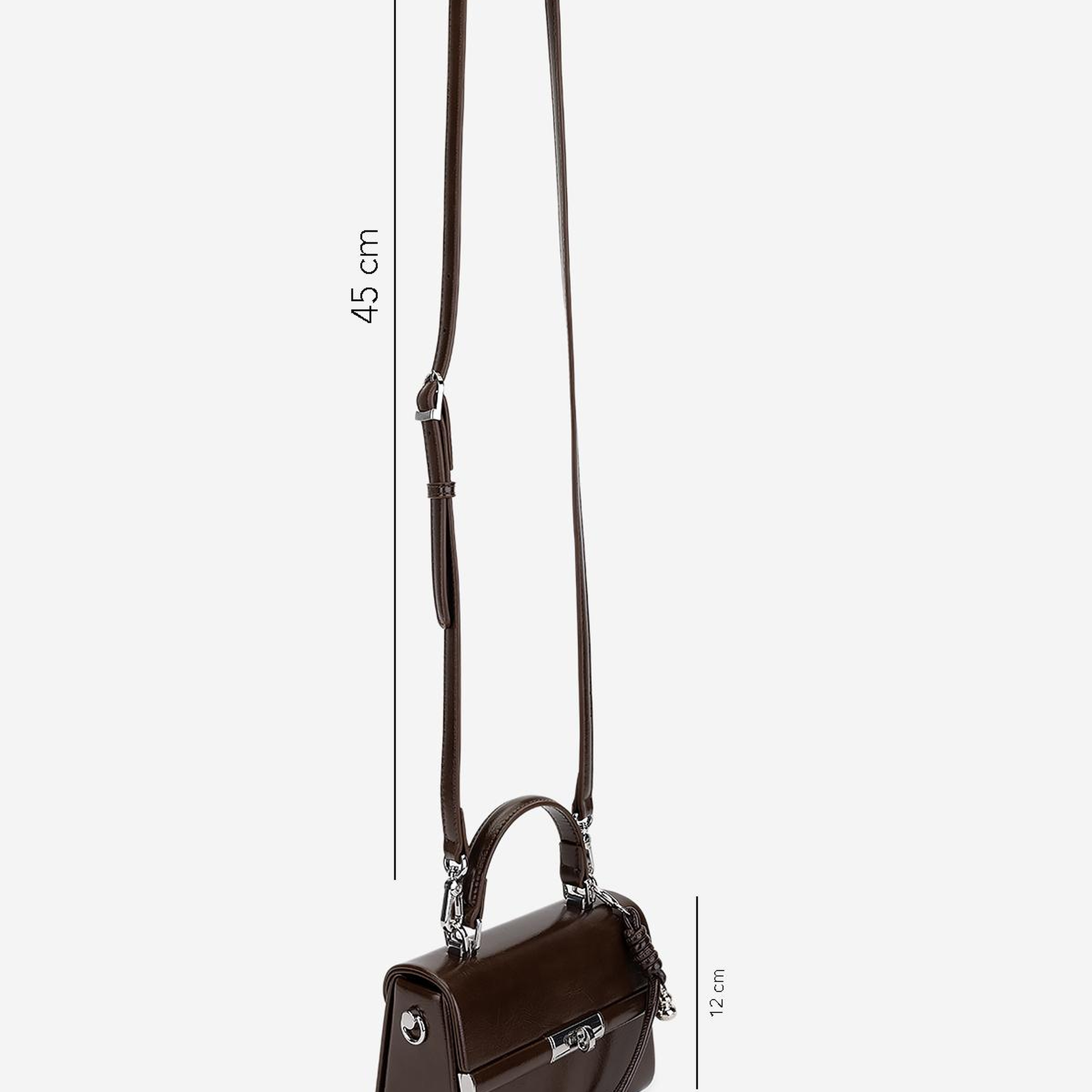 Valmenti Kadın Suni Deri Kahverengi El Çantası