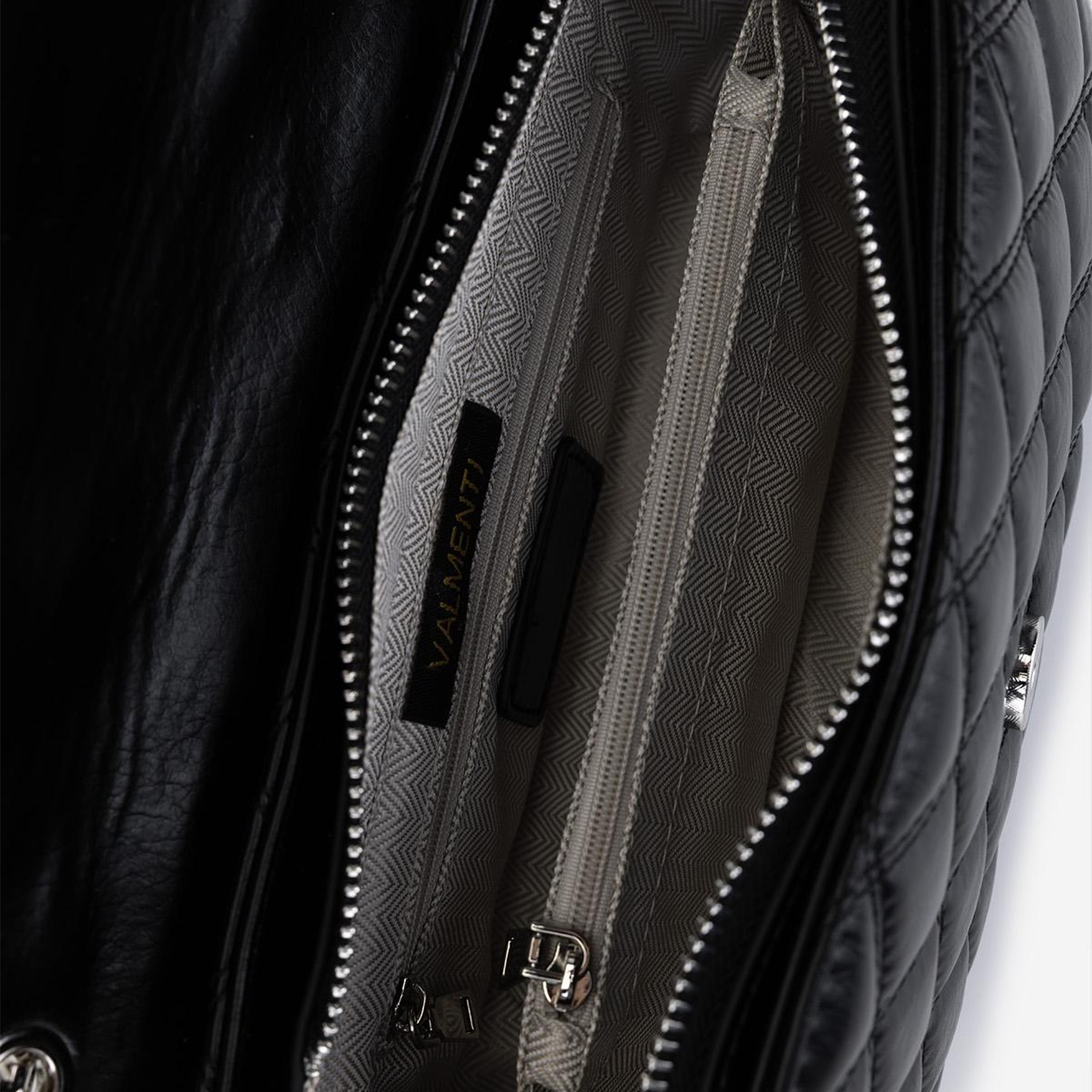 Valmenti Kadın Suni Deri Siyah Omuz Çanta