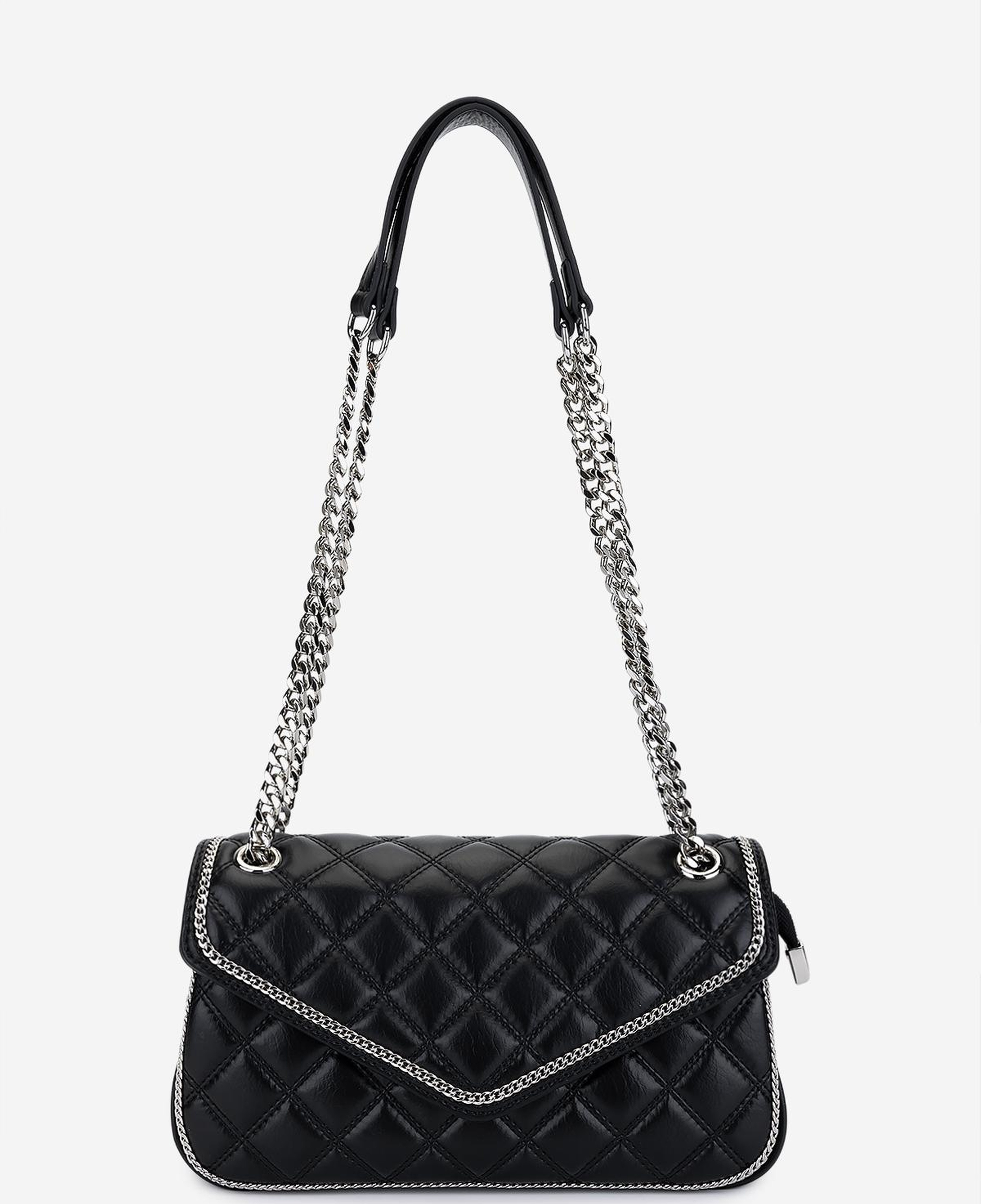 Valmenti Kadın Suni Deri Siyah Omuz Çanta