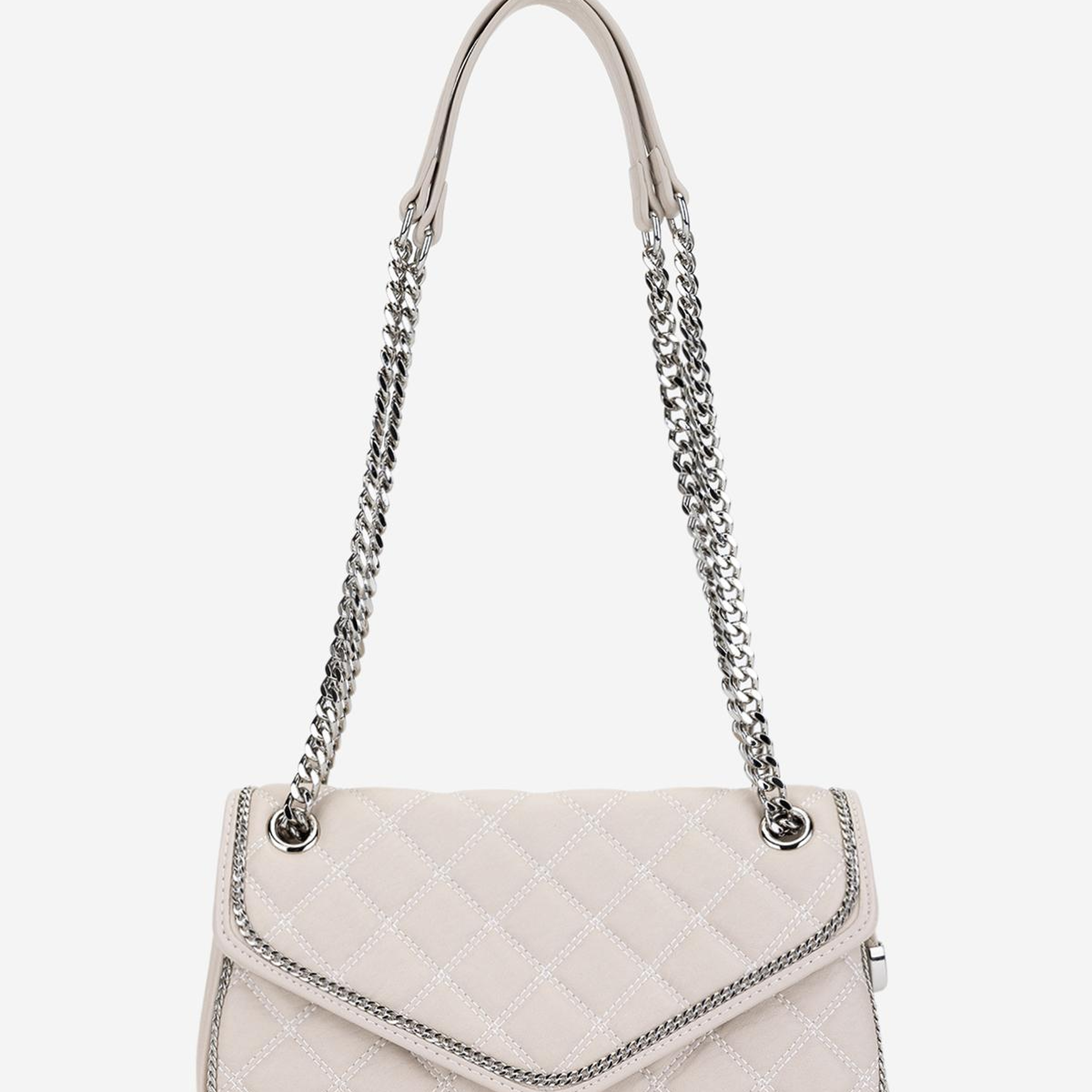 Valmenti Kadın Suni Deri Bej Omuz Çanta