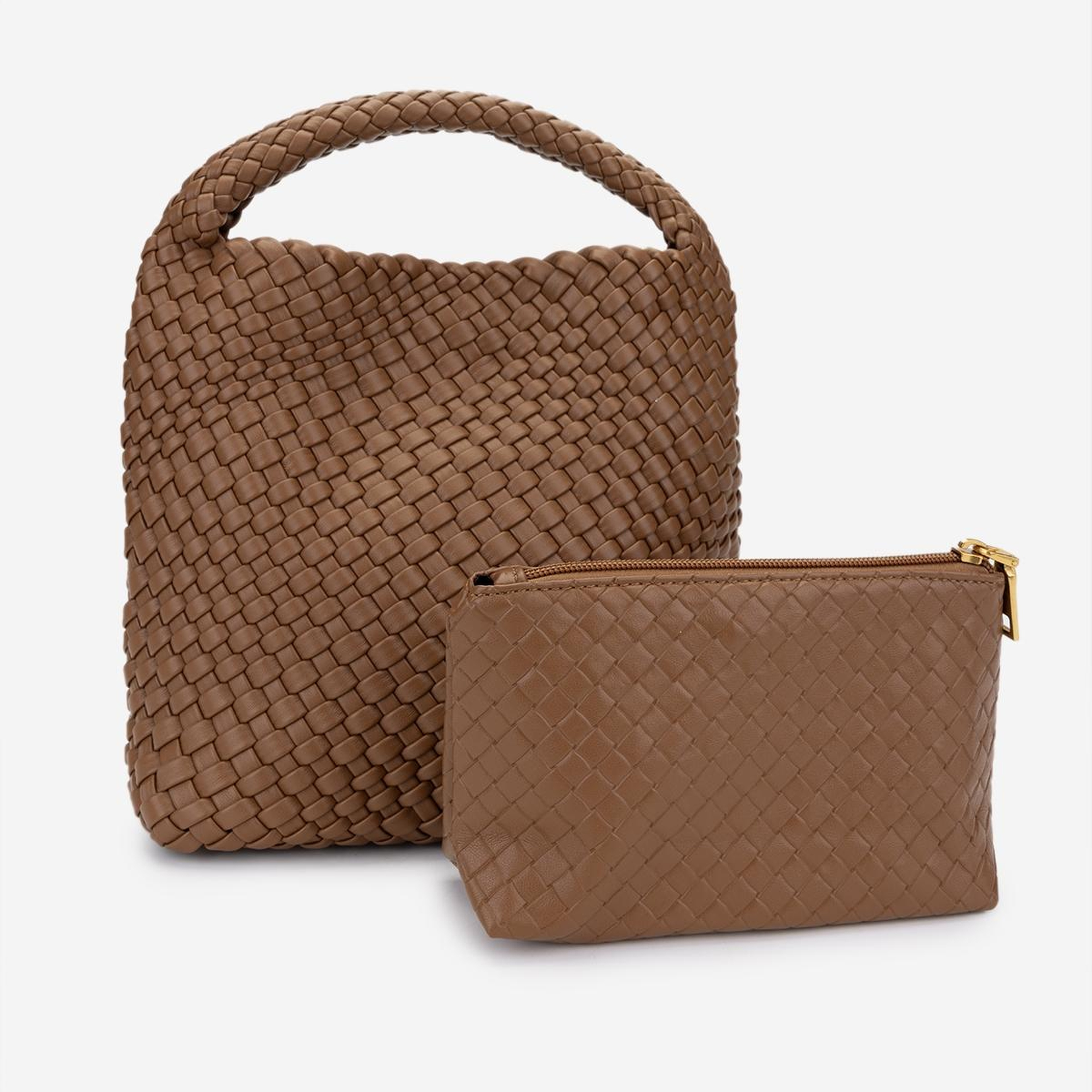 Valmenti Kadın Suni Deri Camel Omuz Çanta