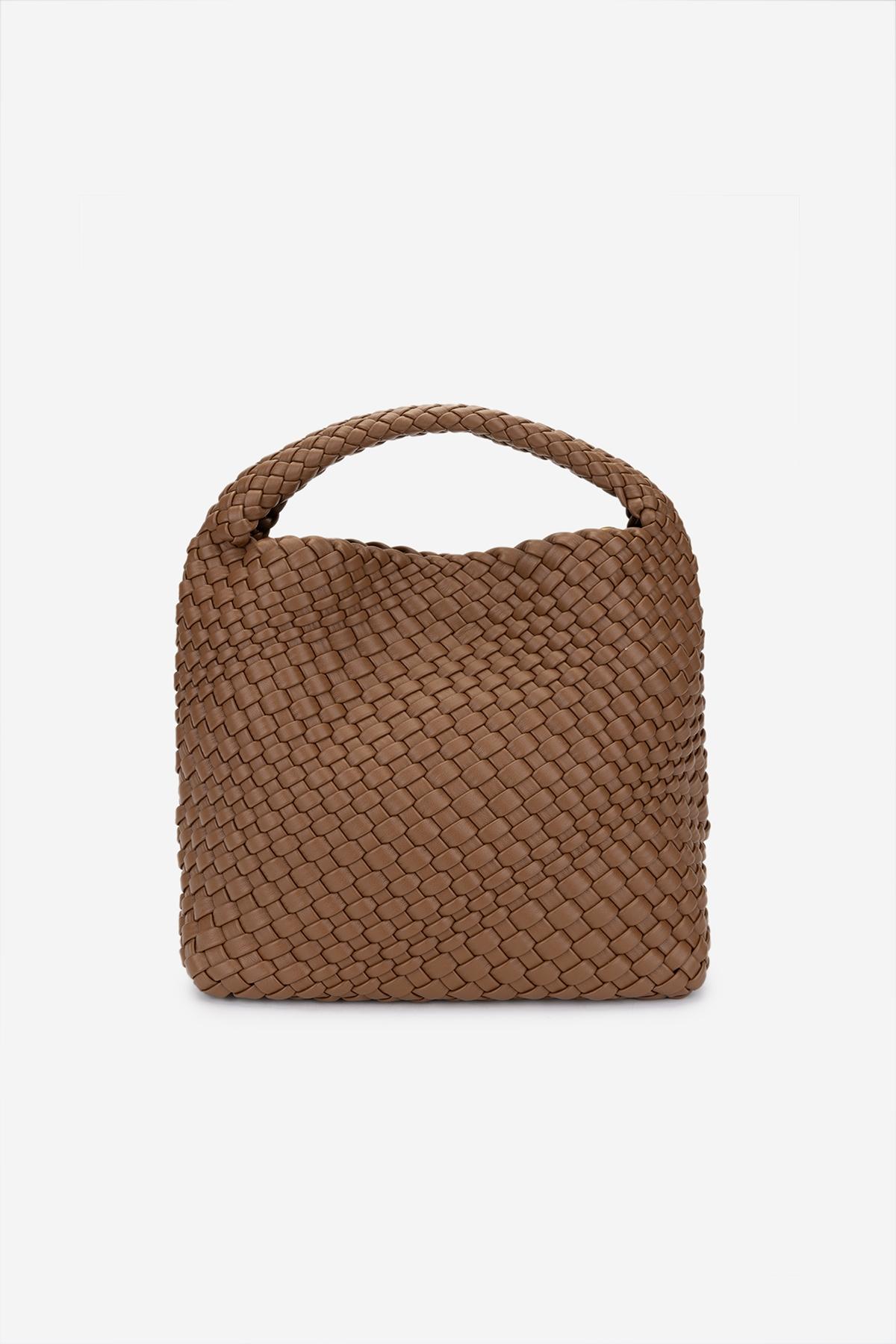 Valmenti Kadın Suni Deri Camel Omuz Çanta