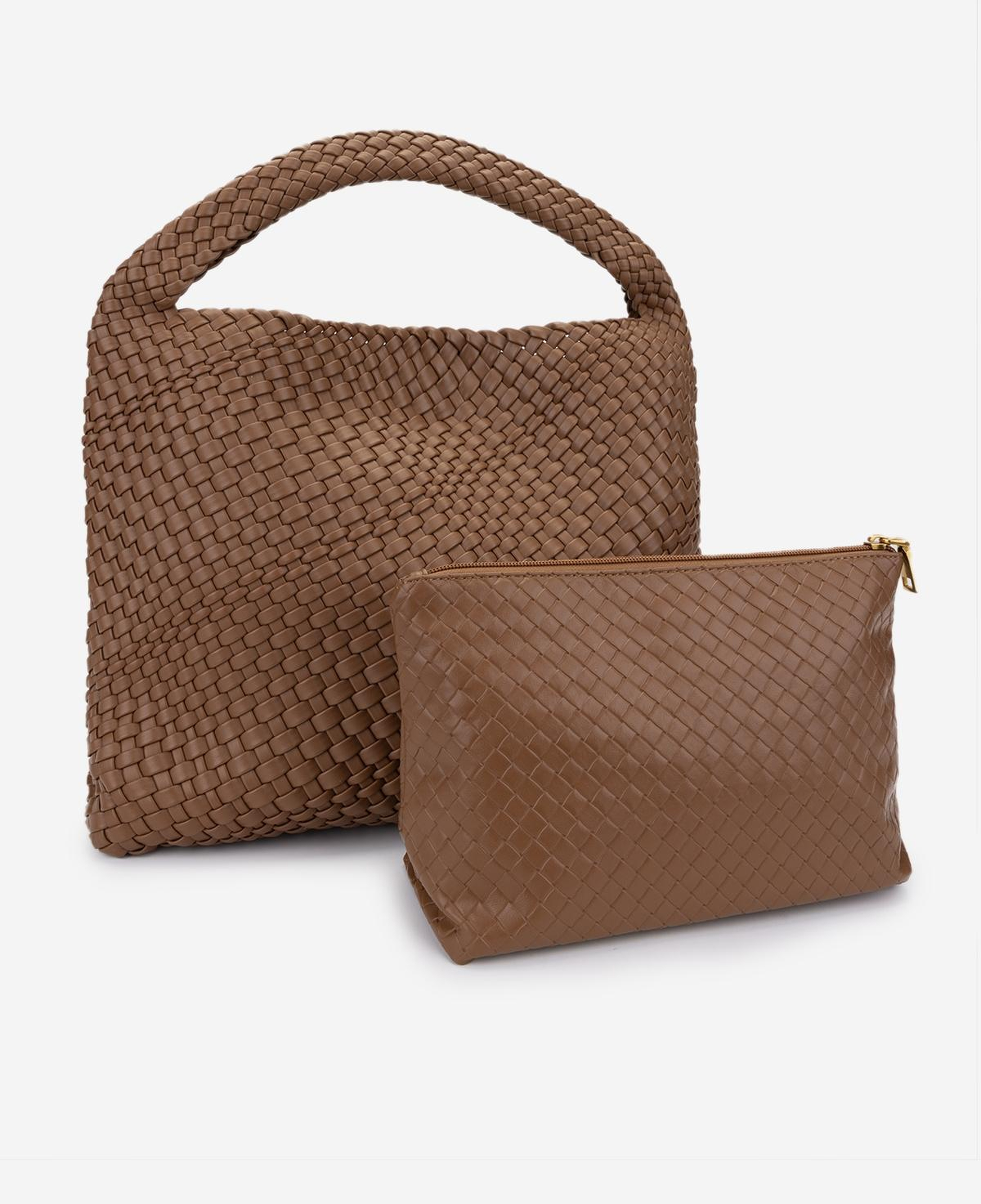 Valmenti Kadın Suni Deri Camel Omuz Çanta