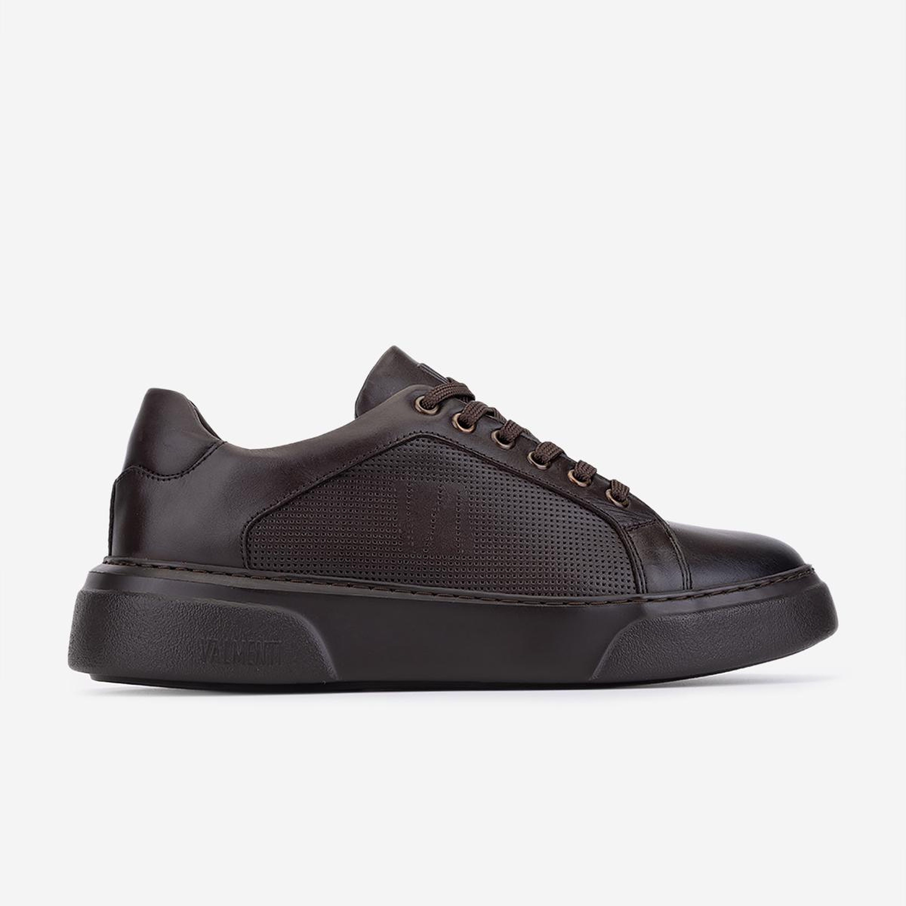 Valmenti Erkek Hakiki Deri Kahverengi Sneakers & Spor Ayakkabı
