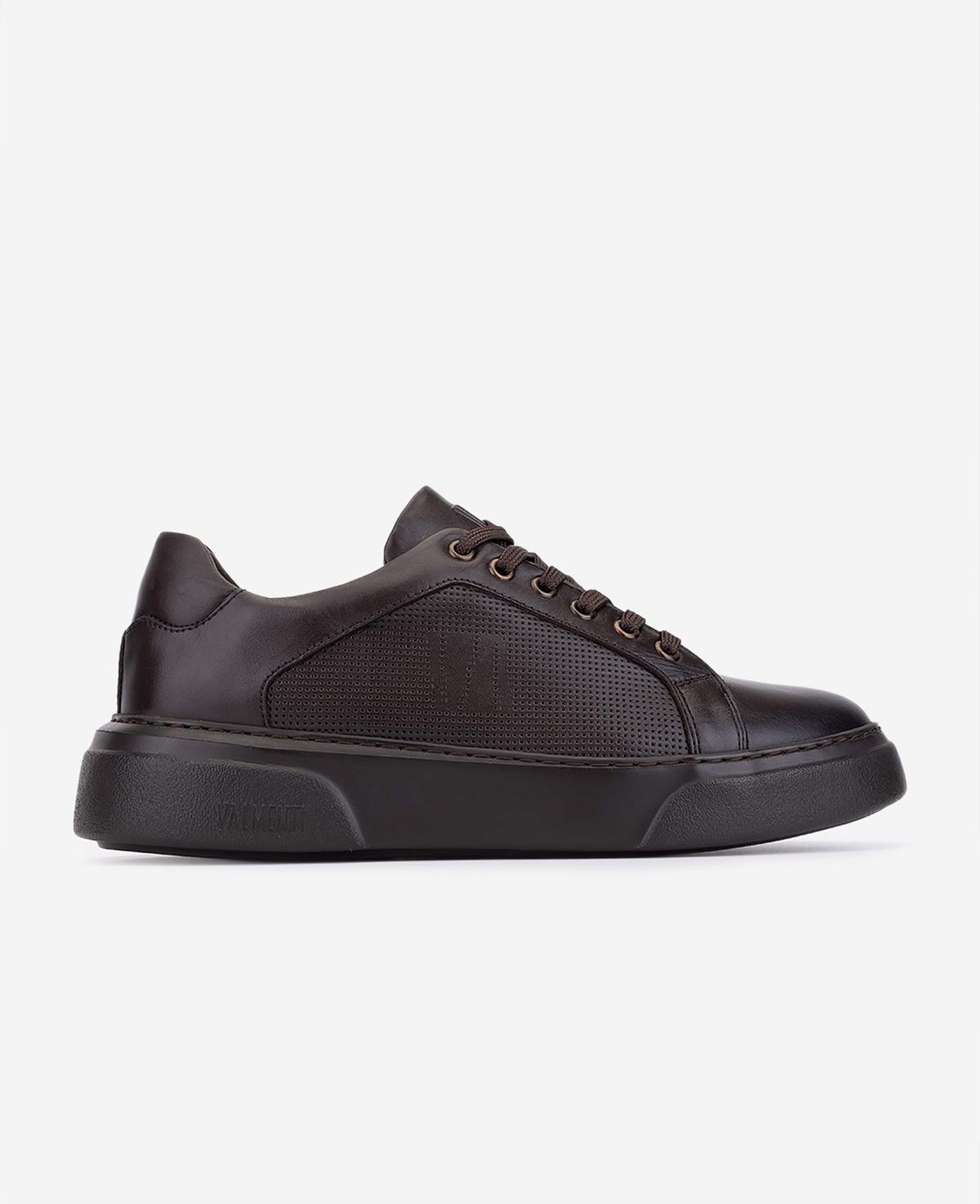 Valmenti Erkek Hakiki Deri Kahverengi Sneakers & Spor Ayakkabı