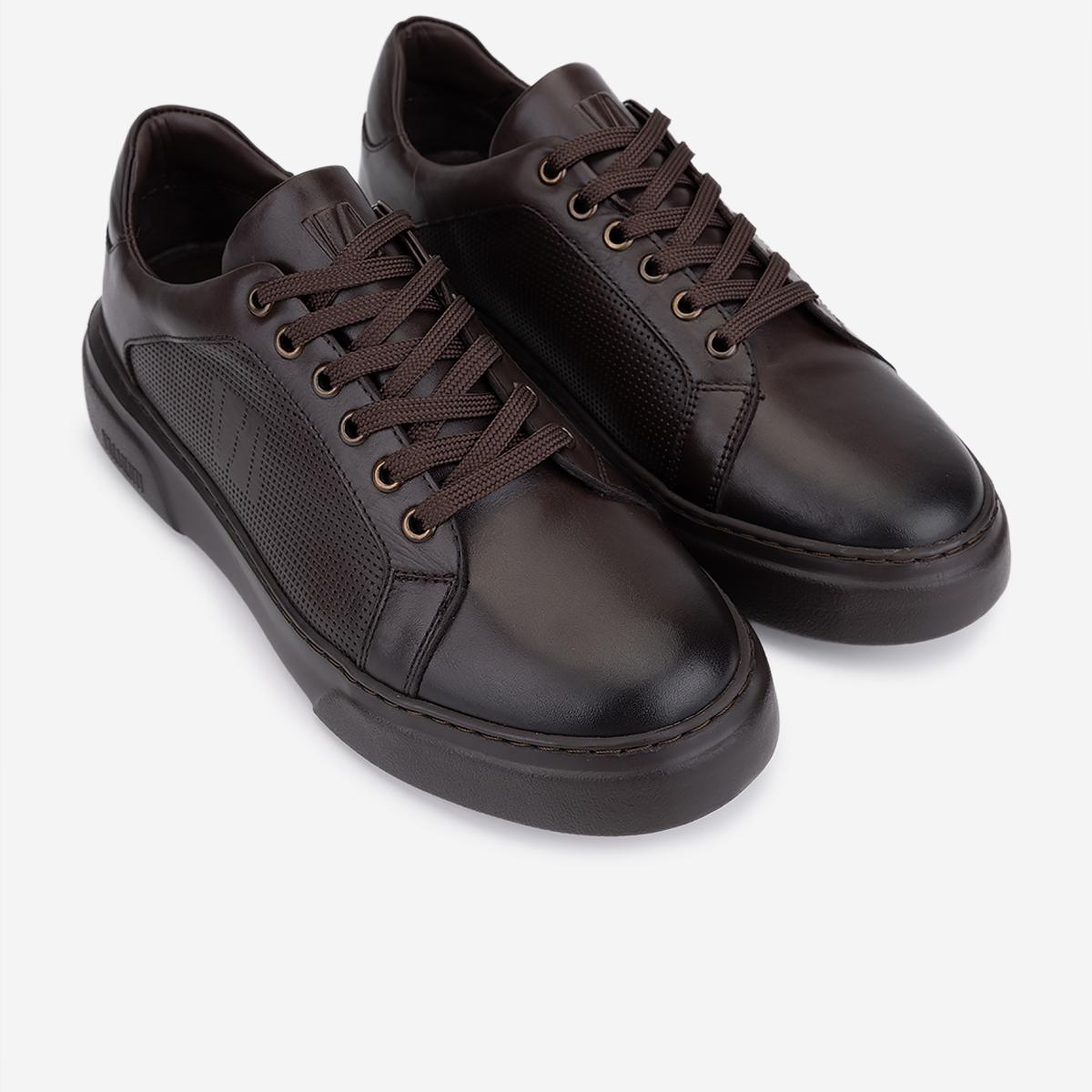 Valmenti Erkek Hakiki Deri Kahverengi Sneakers & Spor Ayakkabı