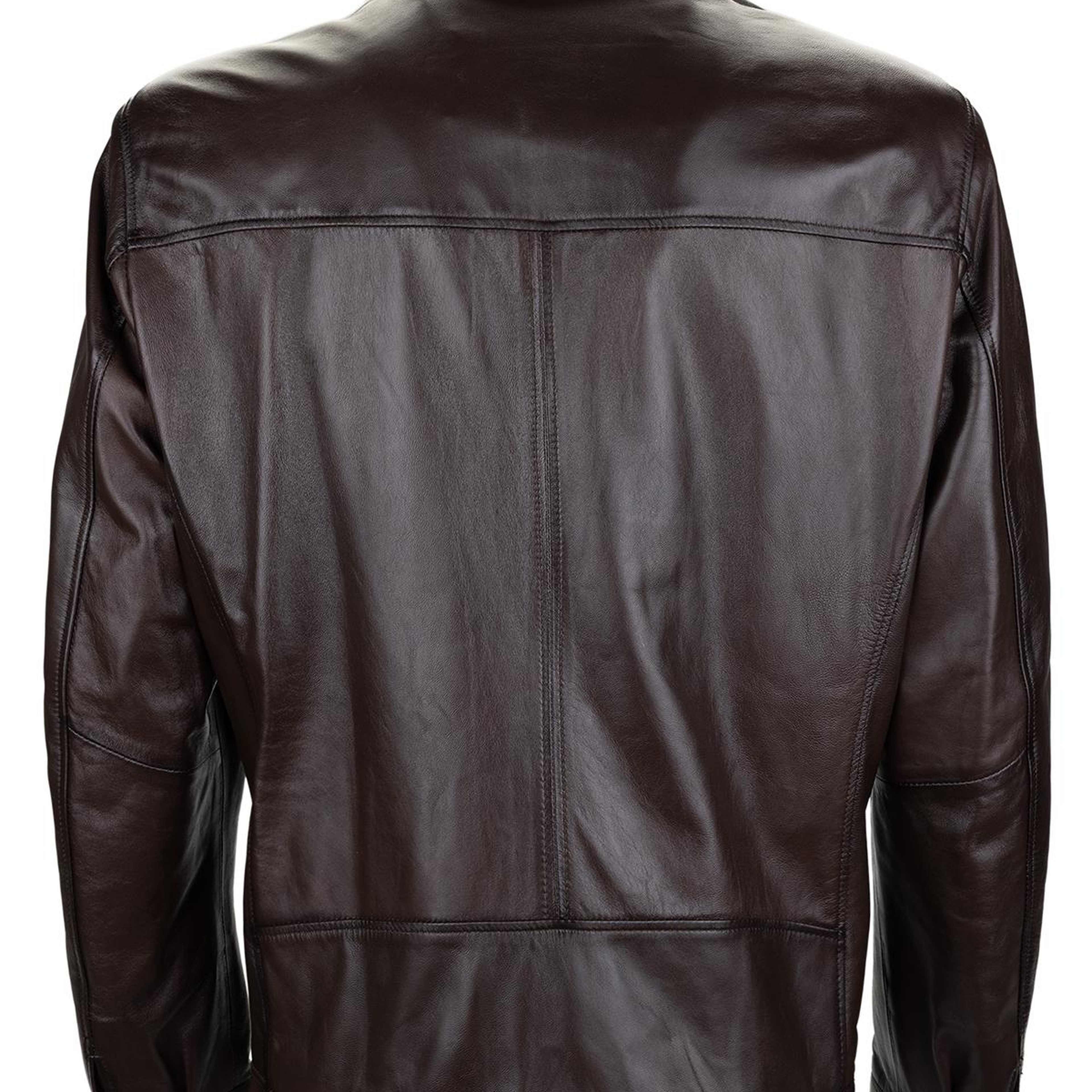 Tamer Tanca Erkek Hakiki Deri Kahverengi Deri Mont