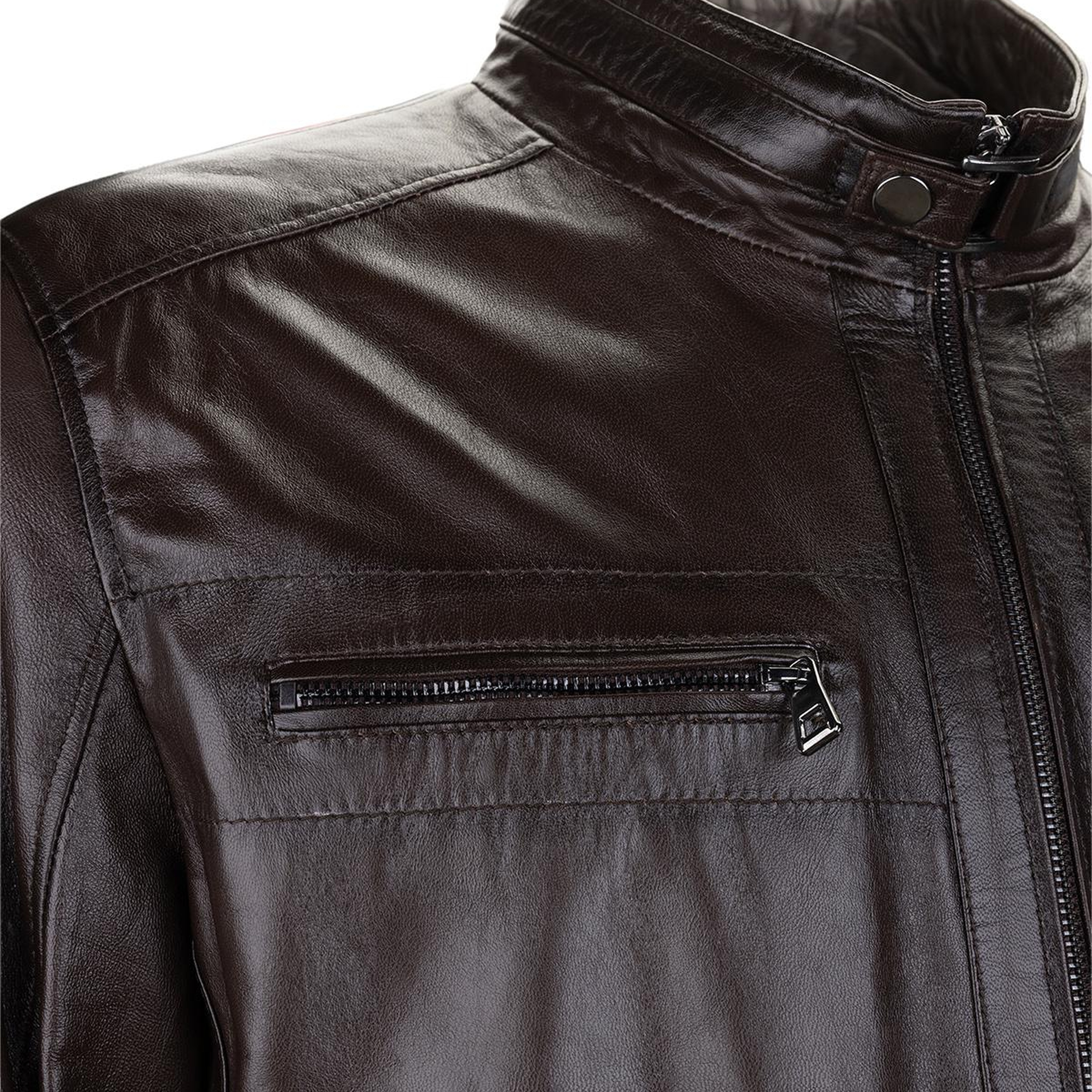 Tamer Tanca Erkek Hakiki Deri Kahverengi Deri Mont