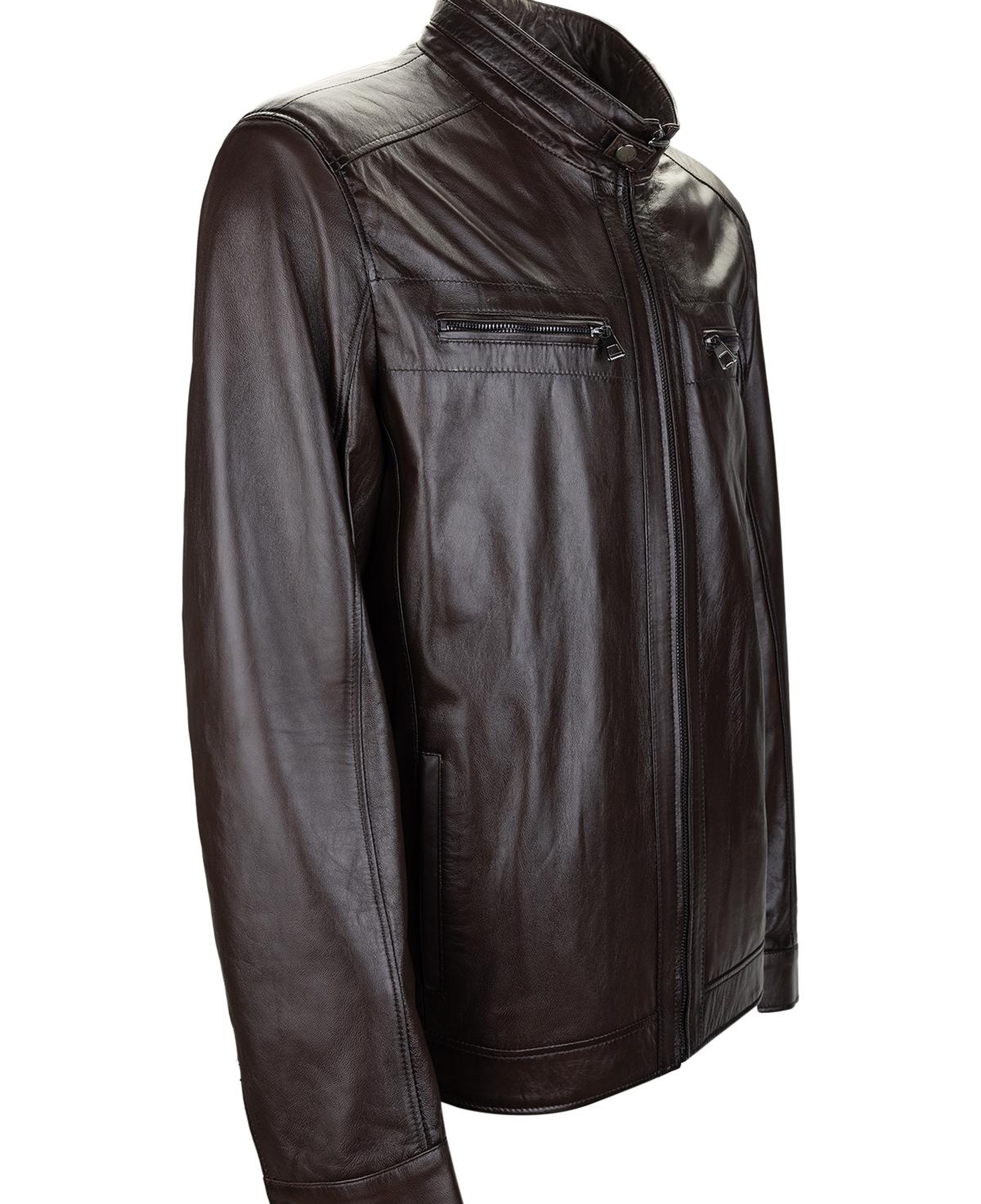 Tamer Tanca Erkek Hakiki Deri Kahverengi Deri Mont