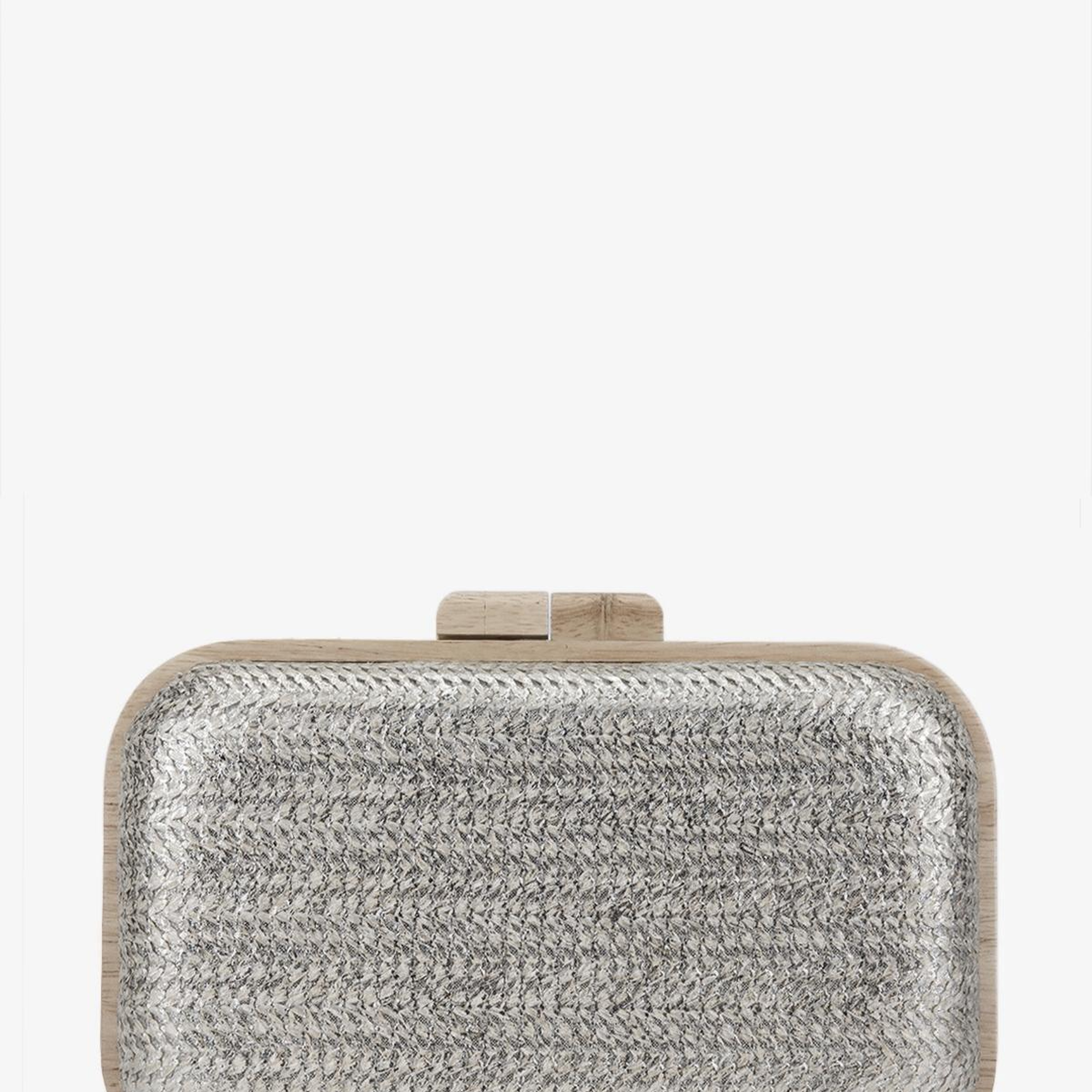 Valmenti Kadın Vegan Gümüş Abiye Çanta